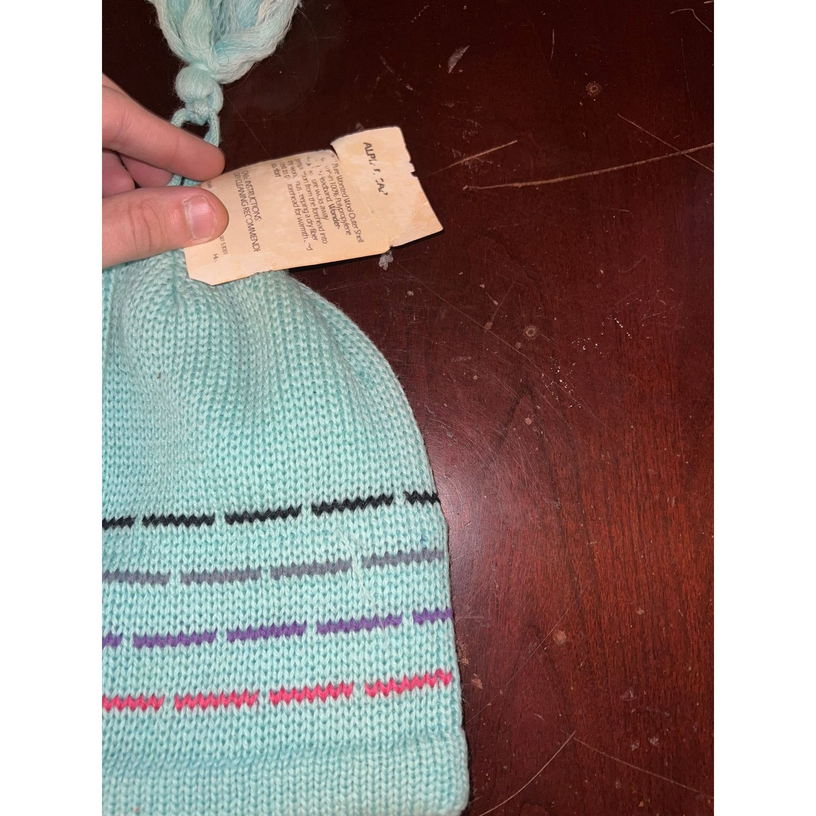 Vintage Vintage Wigwam Beanie Alpine Cap Wool Blue Headwear VTG NWT Size ONE SIZE - 3 Thumbnail