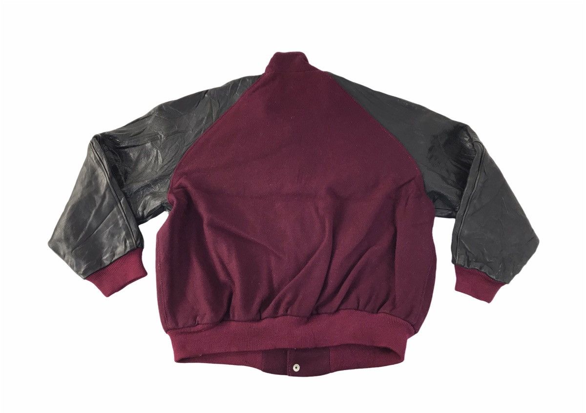 Vintage Dehen Indianna Varsity Jacket Leather Sleeve Wool Inner Size US XL / EU 56 / 4 - 5 Thumbnail