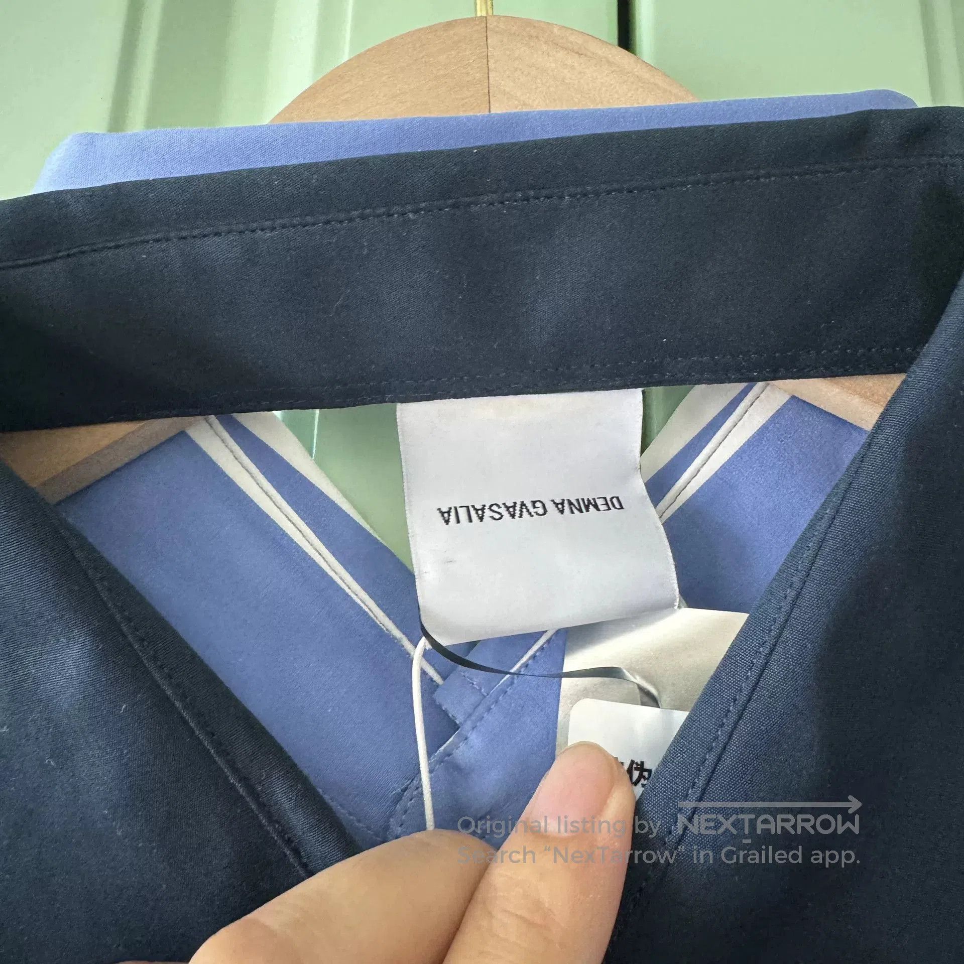 Vetements VETEMENTS 2018 Blue Stripe Shirt XS. Size US XS / EU 42 / 0 - 8 Thumbnail