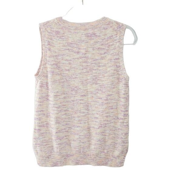J.Crew J.Crew Factory Space Dyed Sleeveless Sweater Pink Purple & P Size S / US 4 / IT 40 - 4 Thumbnail