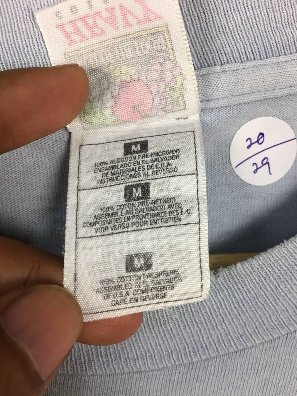 Vintage Vtg FOTL Heavy Cotton Plain Blank Essential Tee Size US M / EU 48-50 / 2 - 14 Thumbnail
