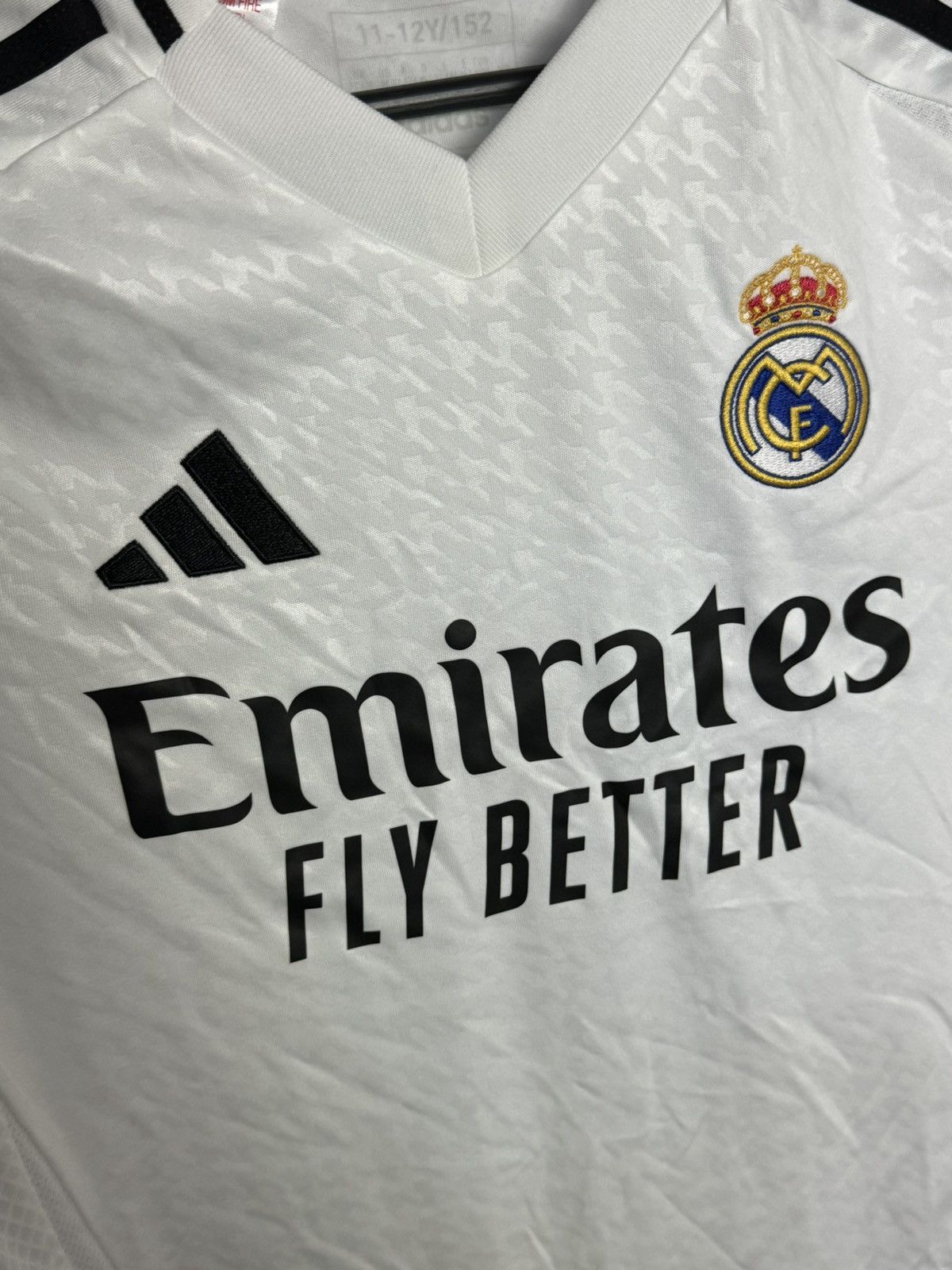 Adidas KIDS Real Madrid 24/25 Home Mbappe Football Jersey T-Shirt Size US XS / EU 42 / 0 - 4 Thumbnail