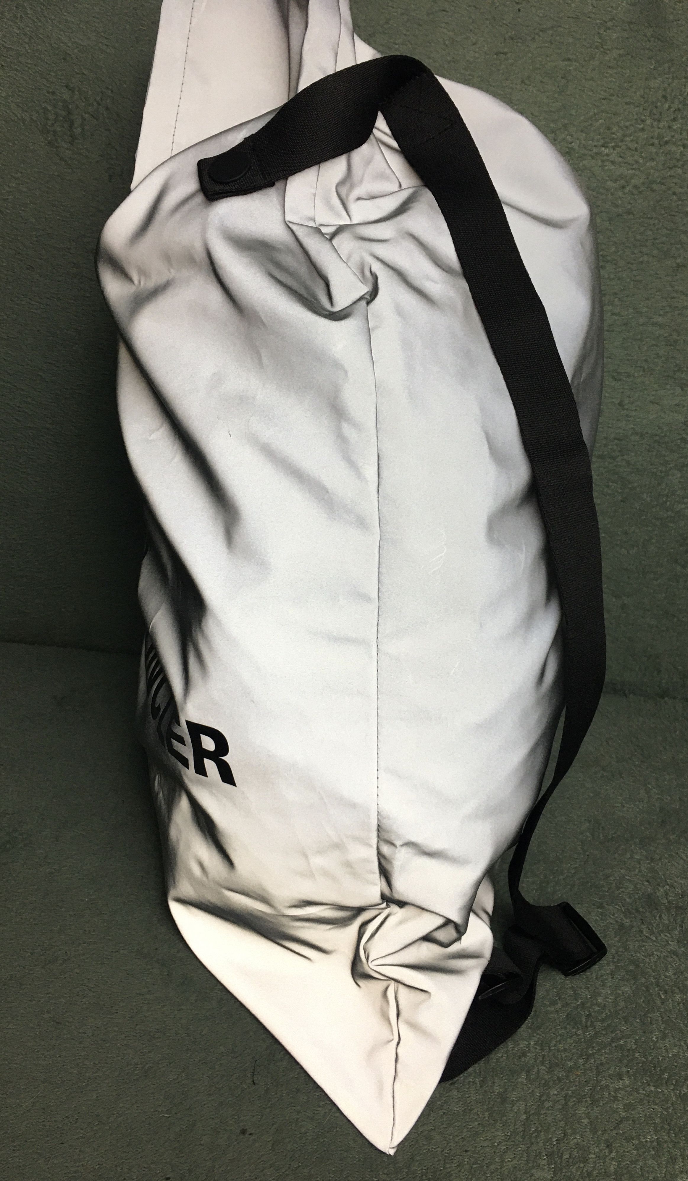 Moncler Moncler Big Logo Reflective Travel Bag Backpack Size ONE SIZE - 5 Thumbnail