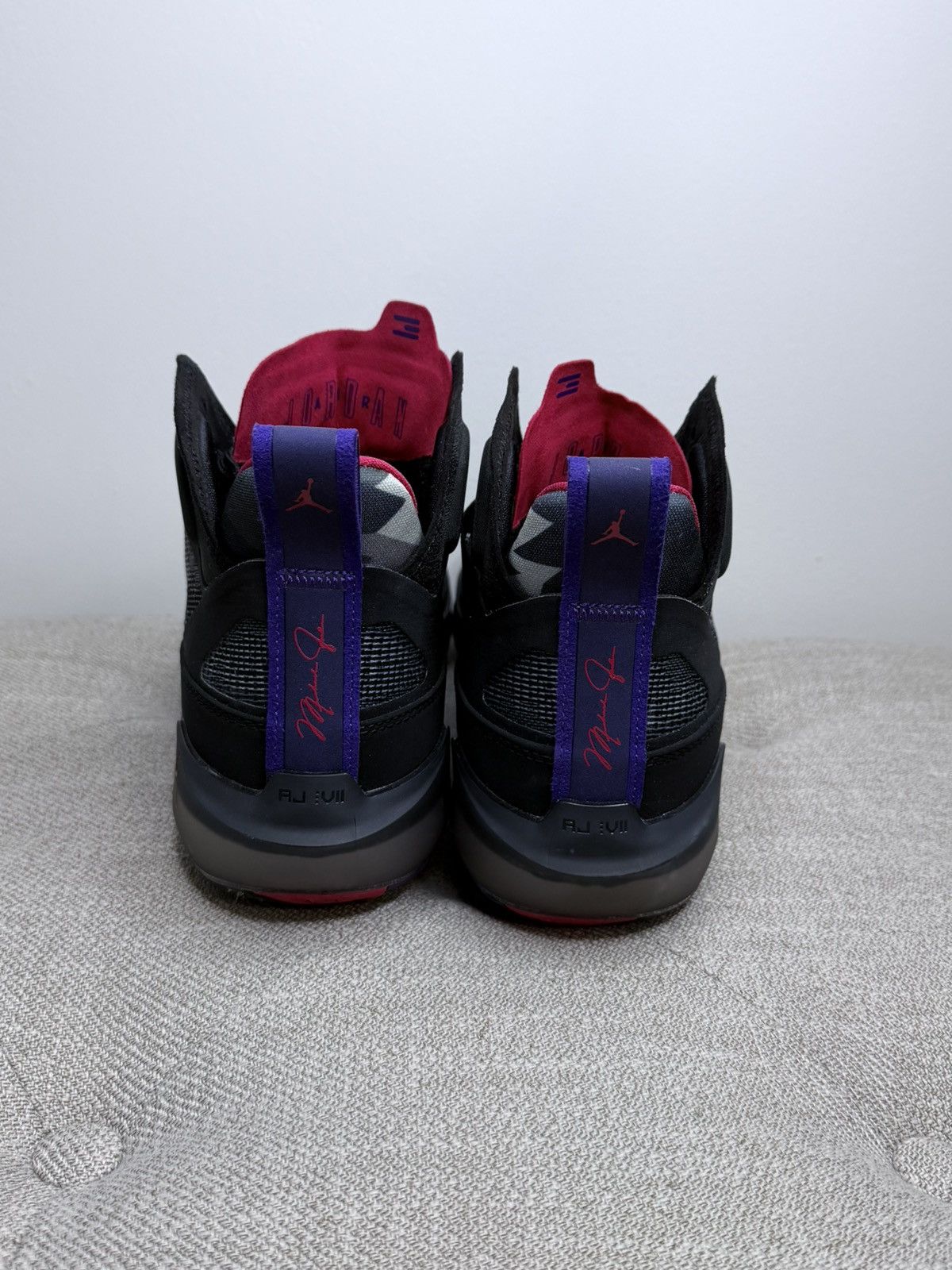 Jordan Brand Nike Air Jordan XXXVII 37 'Raptors' Black Basketball Mens 9 Size US 9 / EU 42 - 5 Thumbnail