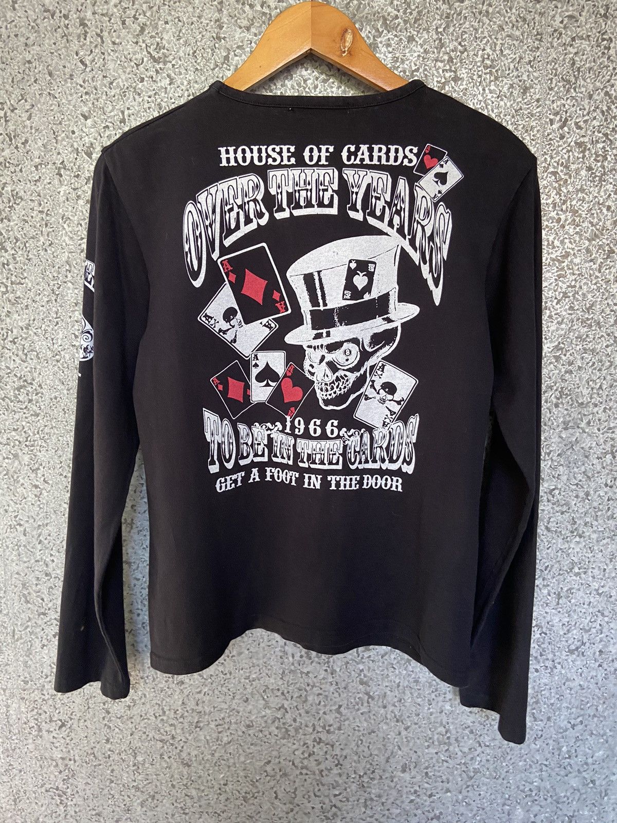 If Six Was Nine 🔥 Vintage House of Card t shirt long sleeve Size US S / EU 44-46 / 1 - 2 Thumbnail