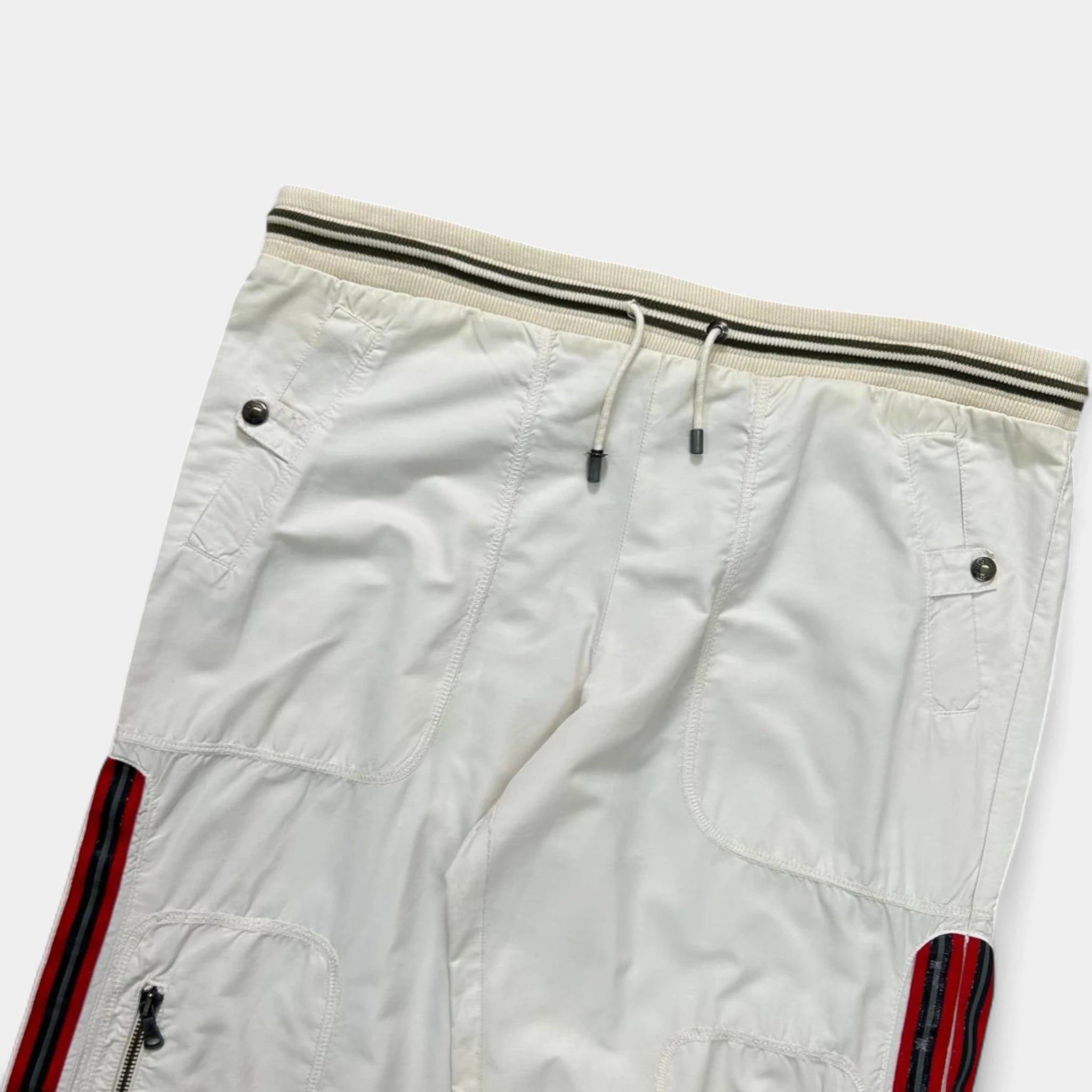 Dolce & Gabbana Dolce & Gabbana Track Pants White Nylon Size US 36 / EU 52 - 2 Thumbnail