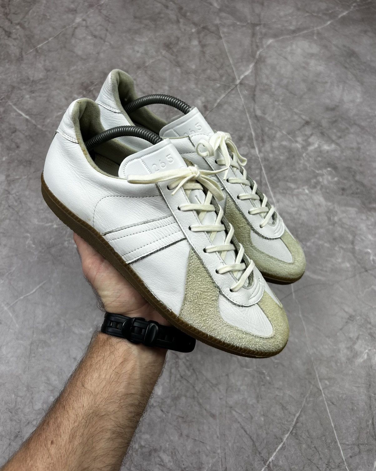Vintage BW Sport Shoes Vintage Leather Sneakers Shoes Bundeswehr Size US 9 / EU 42 - 2 Thumbnail