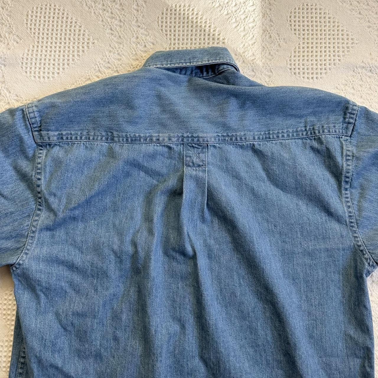 Other Vintage Mont-Tremblant Denim Shirt Mens S Blue Quebec Canada Size US S / EU 44-46 / 1 - 5 Thumbnail