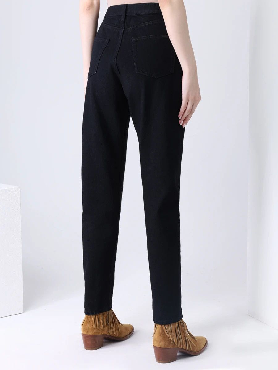 Saint Laurent Paris D19 Worn Black Slim Jeans Size 31" - 4 Thumbnail
