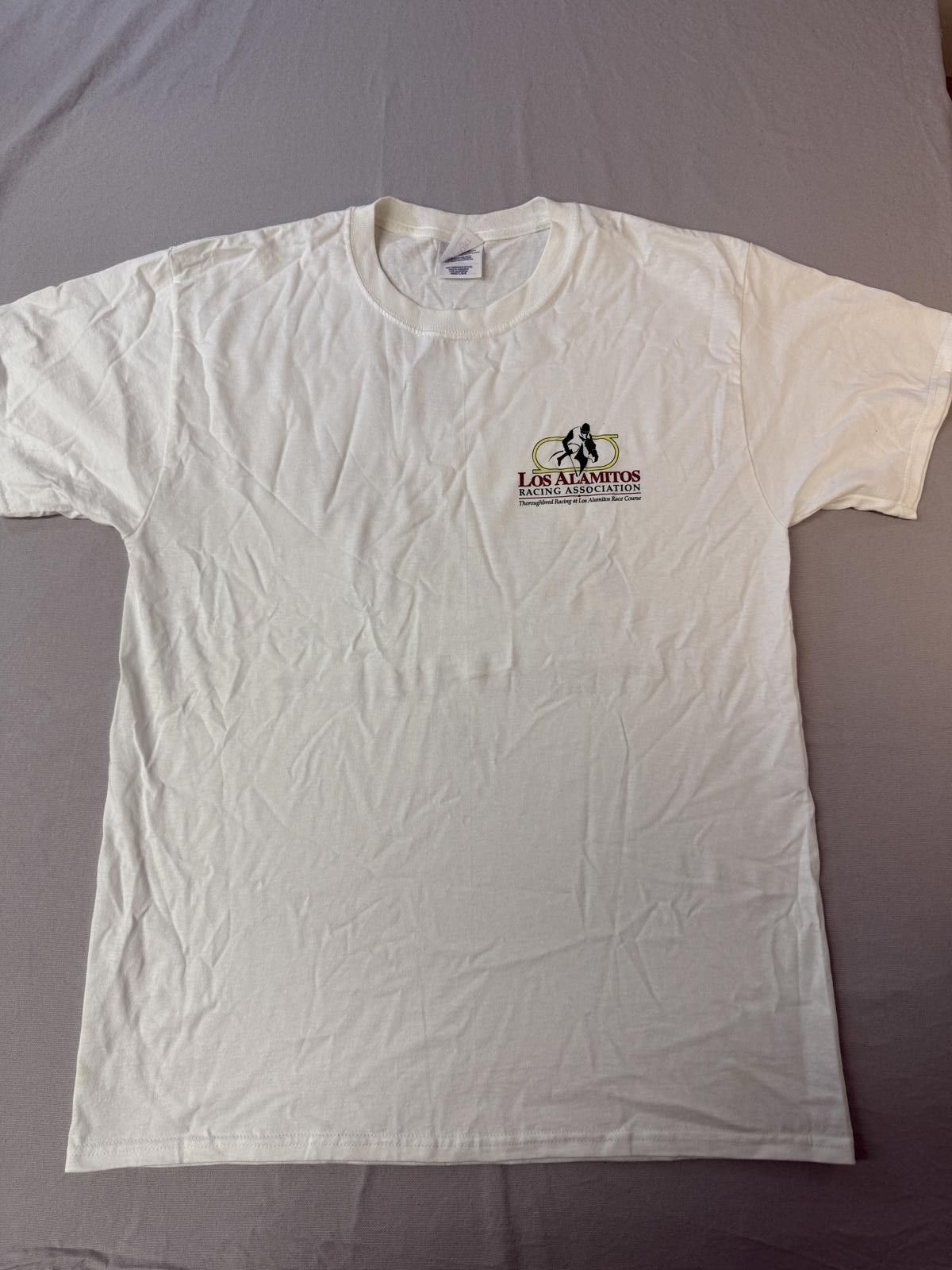 Designer T-shirt Los Alamitos Horse Racing California Chrome 2014 - L Size US L / EU 52-54 / 3 - 2 Thumbnail