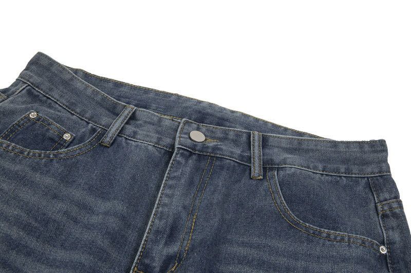 Jean Vintage men's floral embroidered straight wide-leg jeans Size US 32 / EU 48 - 3 Thumbnail