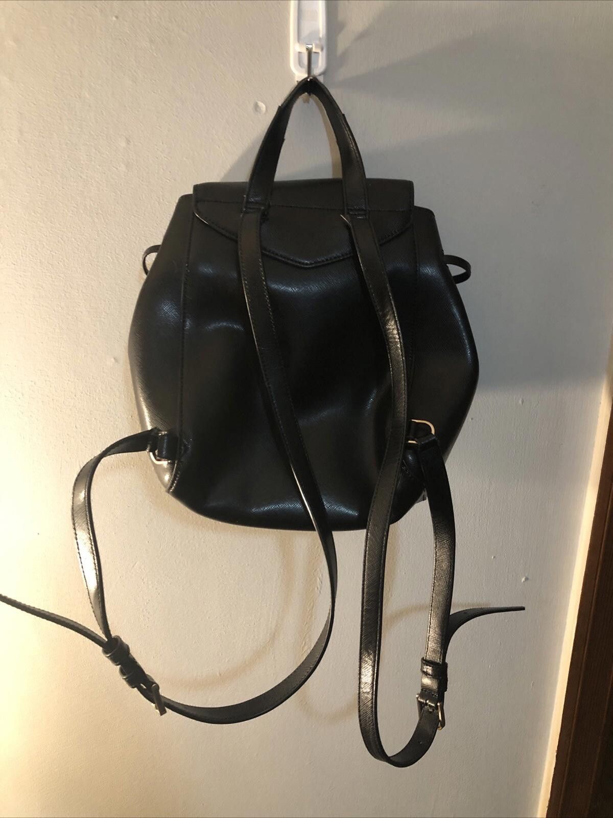 Designer Kate Spade New York Lizzie Medium Flap Backpack Black Size ONE SIZE - 7 Thumbnail