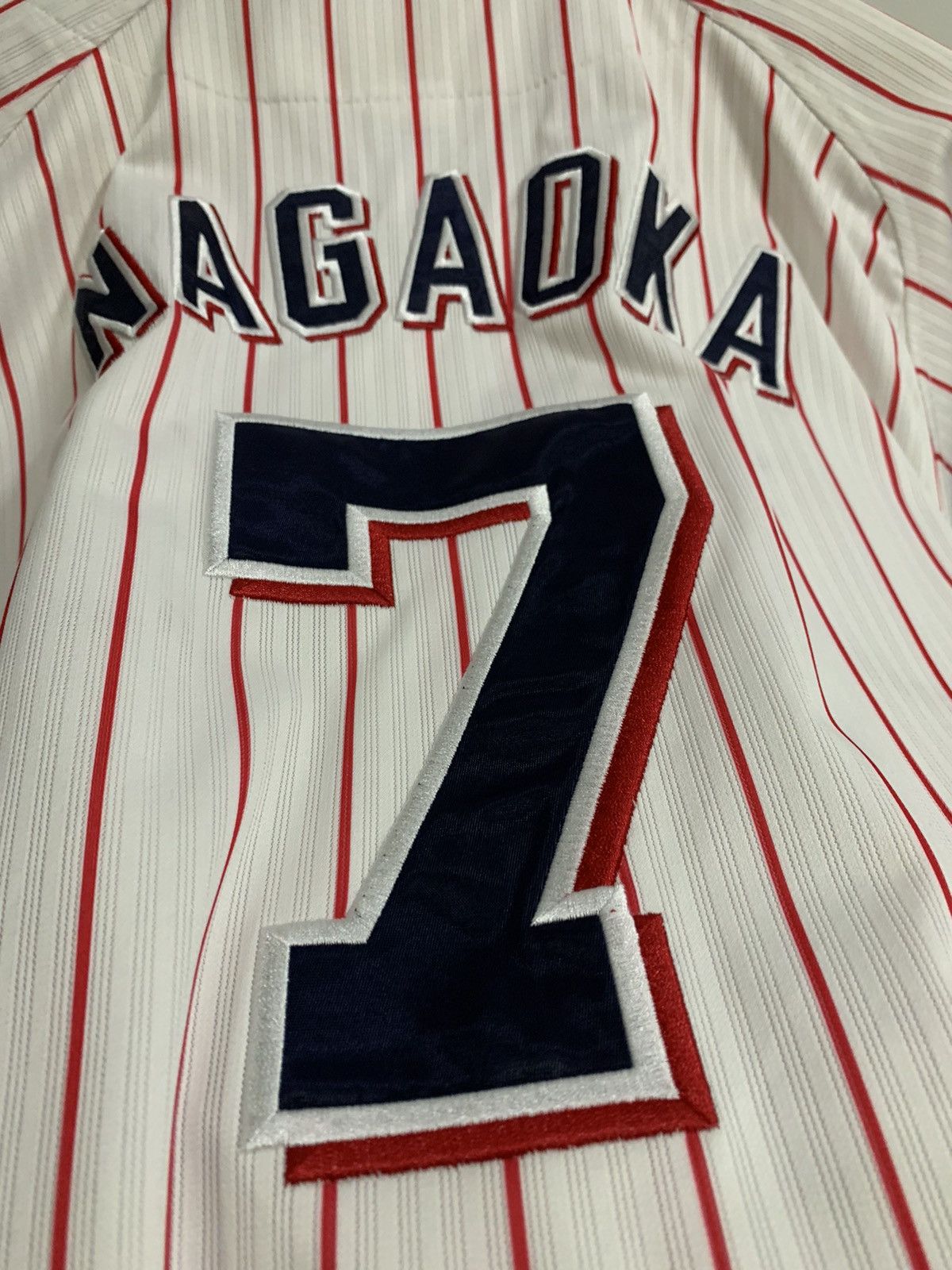 MLB × Majestic Swallows Nagaoka Baseball Jersey Size US S / EU 44-46 / 1 - 11 Thumbnail