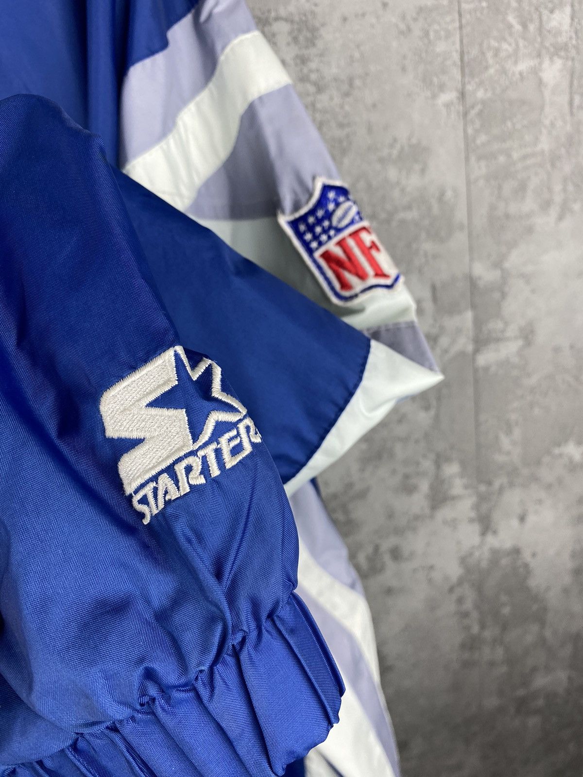 Starter Dallas Cowboys Starter Jacket Men's XL Blue NFL Football Size US XL / EU 56 / 4 - 8 Thumbnail