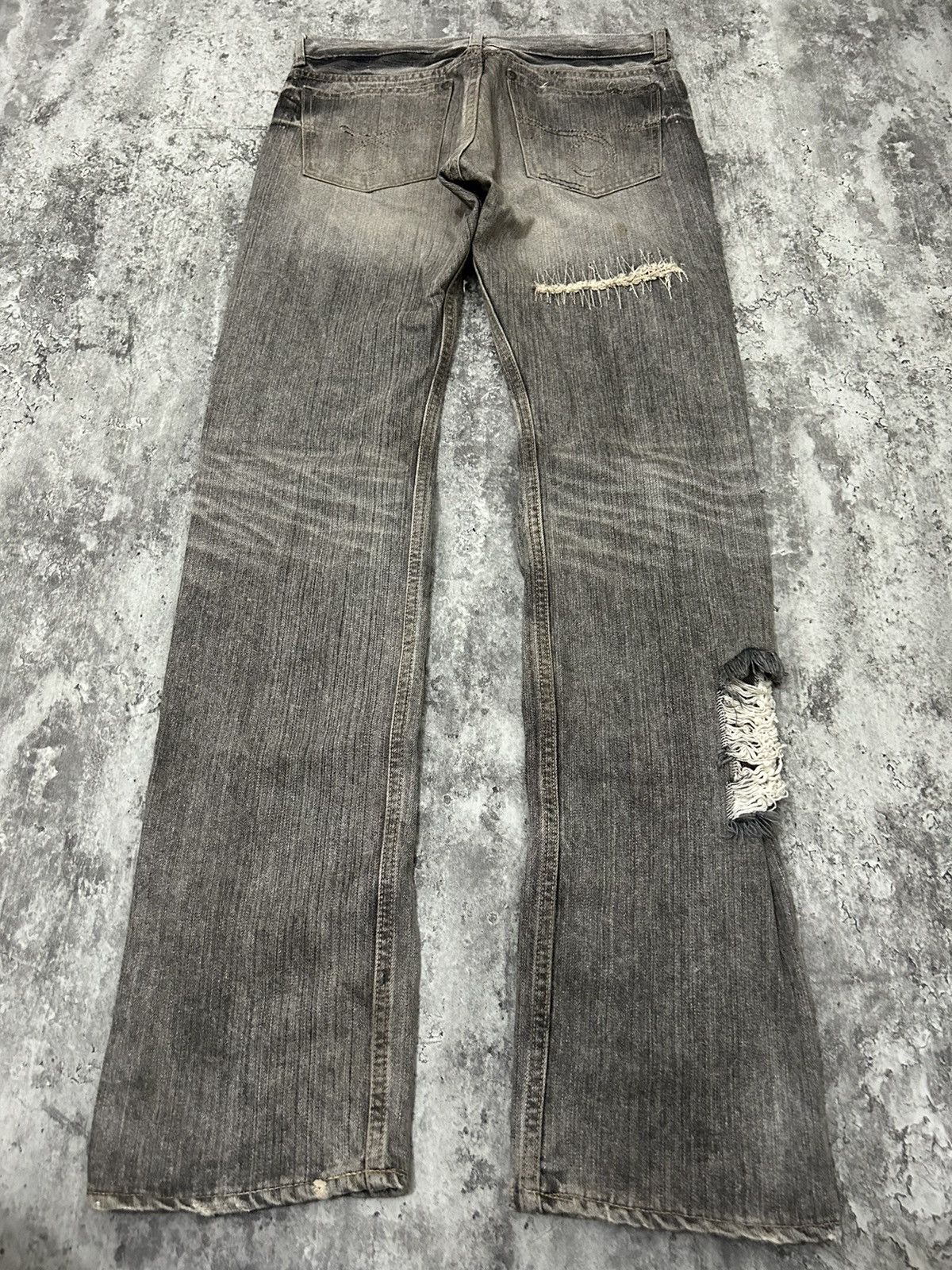 Japanese Brand Ego Tripping Japan Distressed Denim Pants Size US 30 / EU 46 - 5 Thumbnail