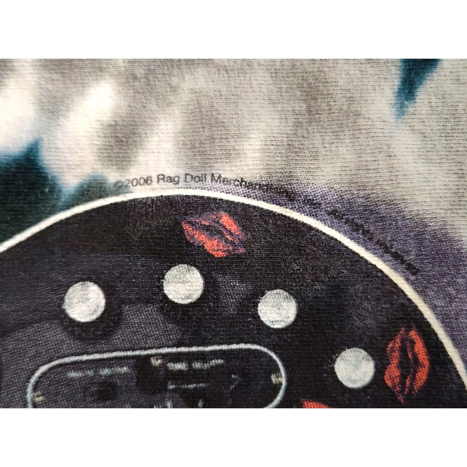 Liquid Blue Liquid Blue Aerosmith Rag Doll Tie-Dye T-Shirt Mens M Crew Neck Short Sleeve Blue Cotton 90s Retro Band Rock Mens Size US M / EU 48-50 / 2 - 7 Thumbnail