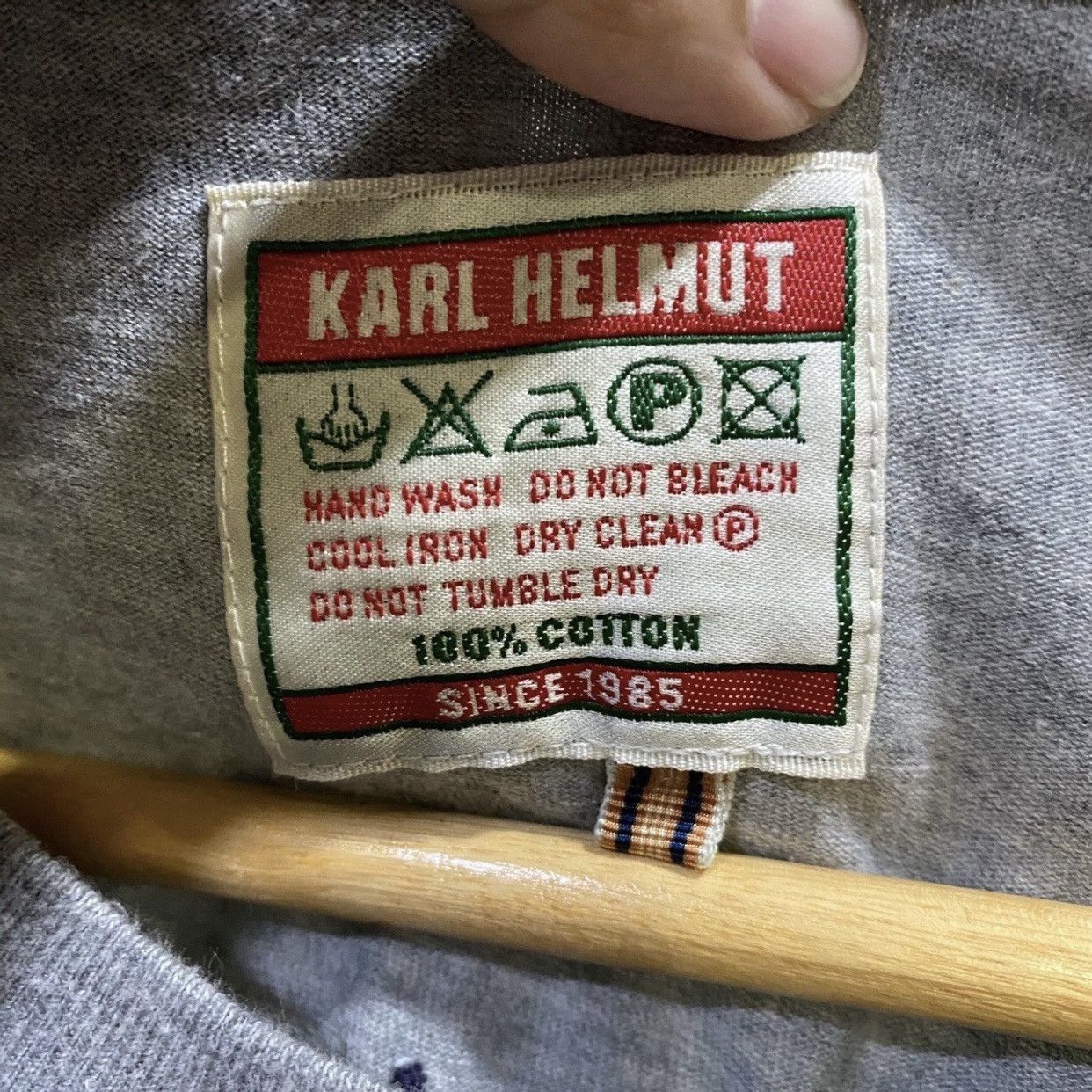 Japanese Brand × Karl Helmut Karl Helmut T-Shirt Size US XL / EU 56 / 4 - 5 Thumbnail