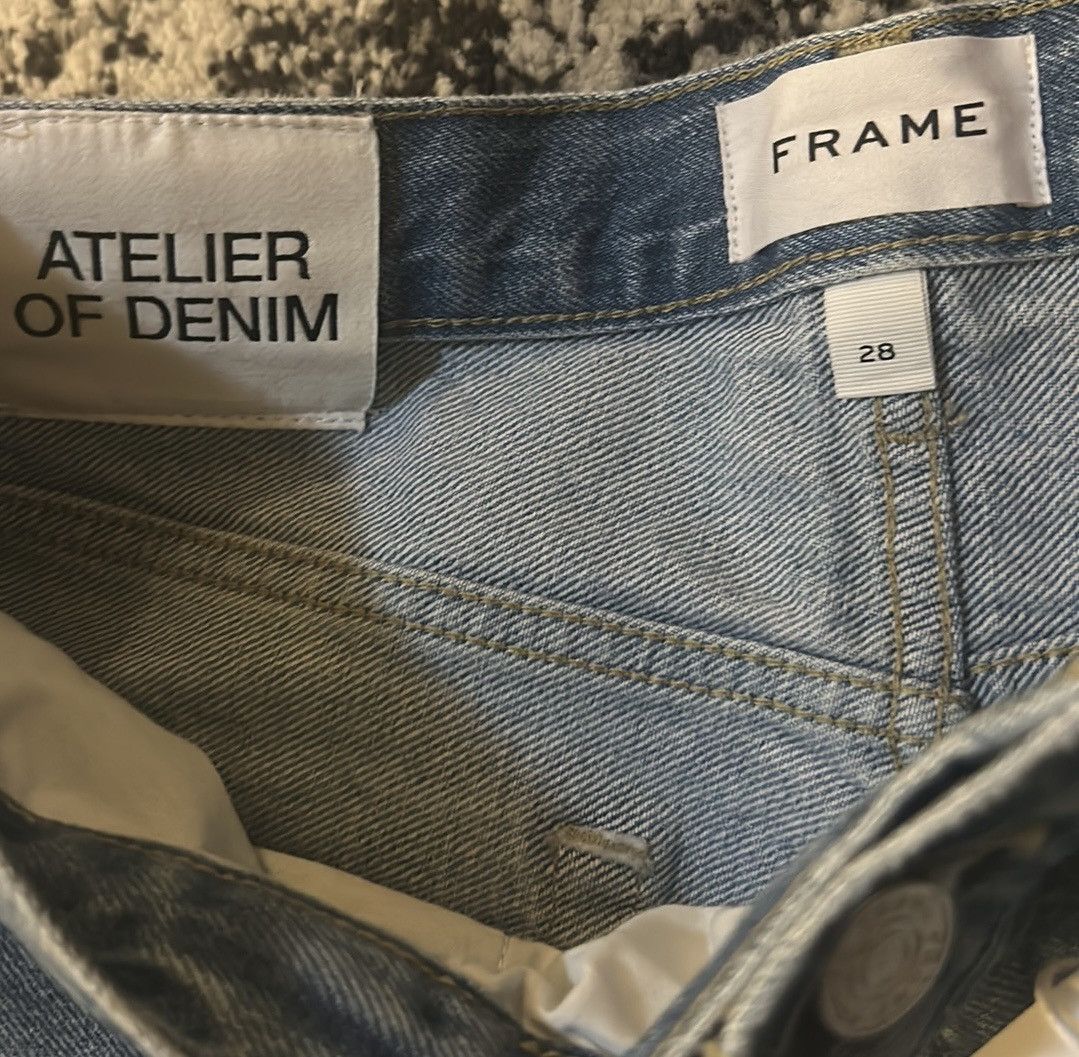 Frame Frame Atelier Le High N Tight Straight Dreamland Shred Jeans Size 28" / US 6 / IT 42 - 8 Thumbnail