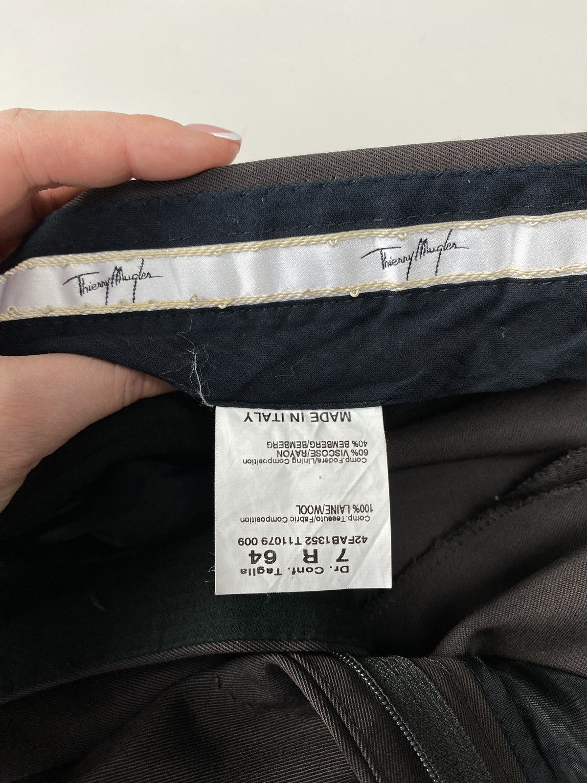 Thierry Mugler Thierry Mugler men’s wool dress pants trousers size 64 Size US 44 / EU 60 - 15 Thumbnail