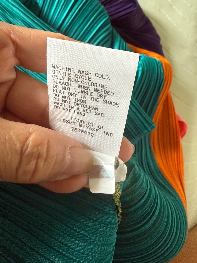 Issey Miyake Issey Miyake size:3 Green and yellow color-matched horizon Size XS / US 0-2 / IT 36-38 - 4 Thumbnail