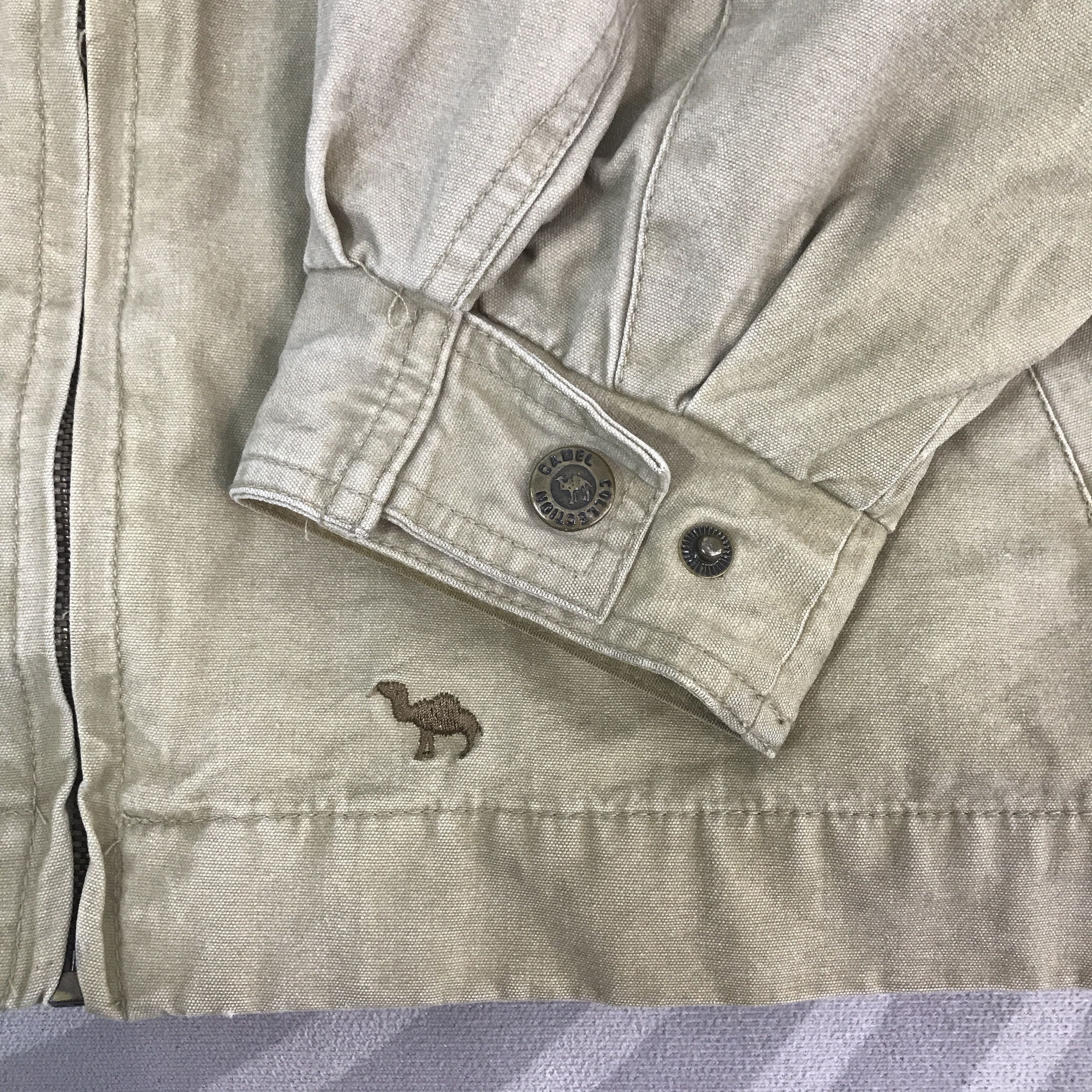 Camel Vintage Camel Collection leather collar Jacket K67B6 Size US L / EU 52-54 / 3 - 8 Thumbnail
