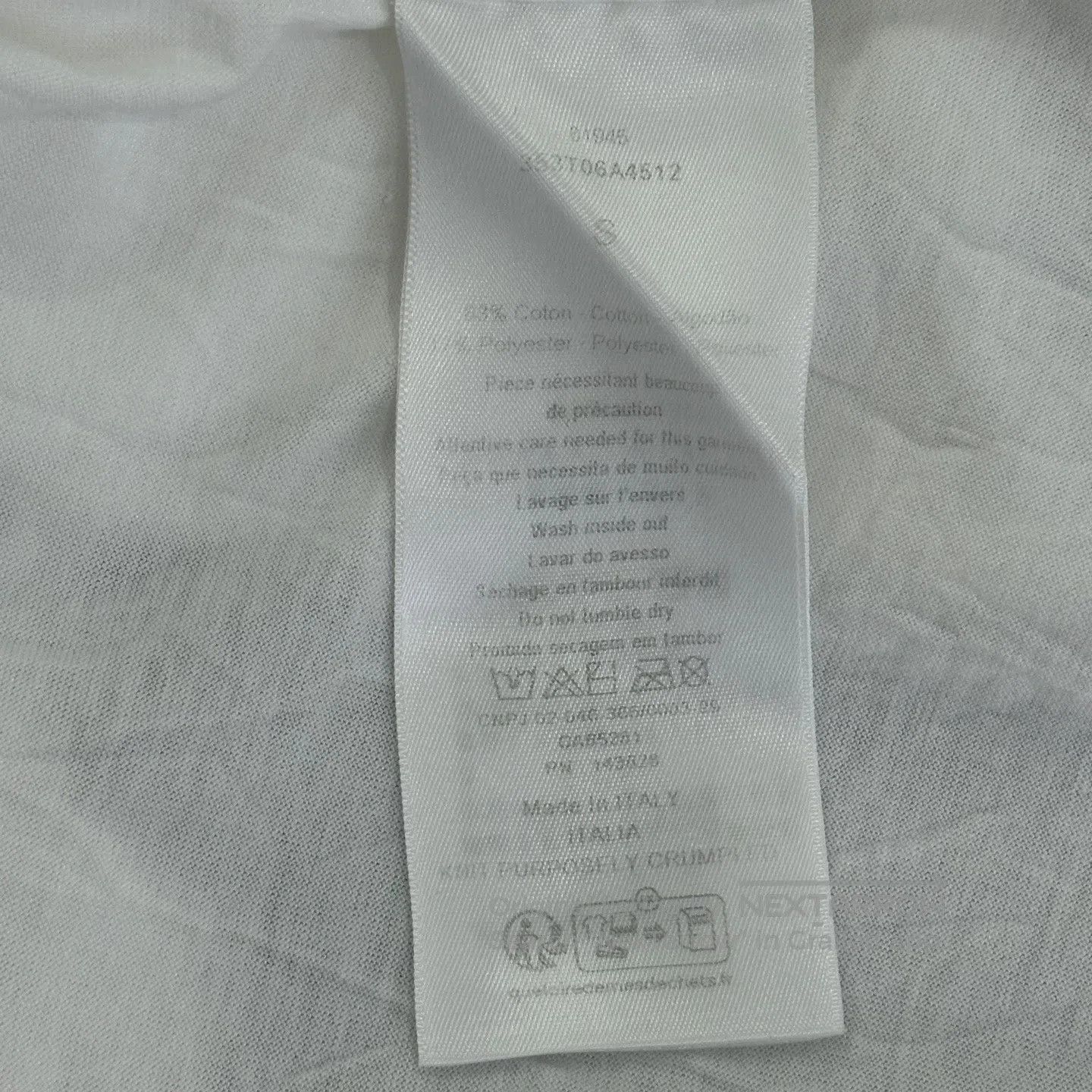 Dior Dior Tears Series FW23 Letter-Printed Round Neck Short-Sle Size S / US 4 / IT 40 - 4 Thumbnail
