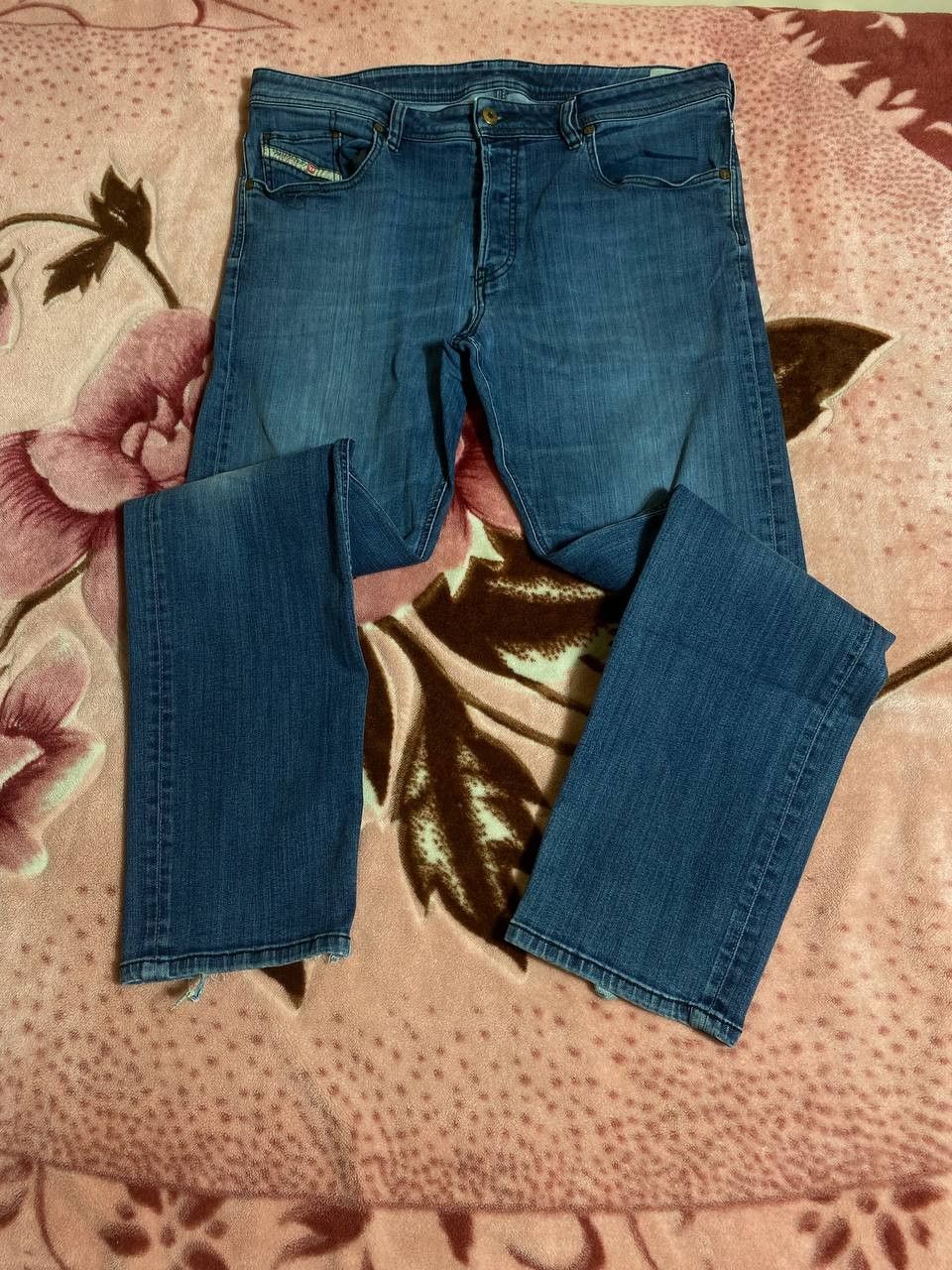 Diesel × Japanese Brand Vintage Diesel industry Distressed Baggy Denim Pants Size US 38 / EU 54 - 7 Thumbnail