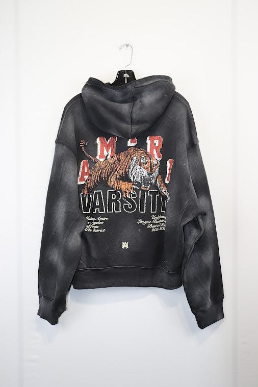 Amiri o1rshd1 Tiger Varsity Hoodie in Black Size US M / EU 48-50 / 2 - 8 Thumbnail