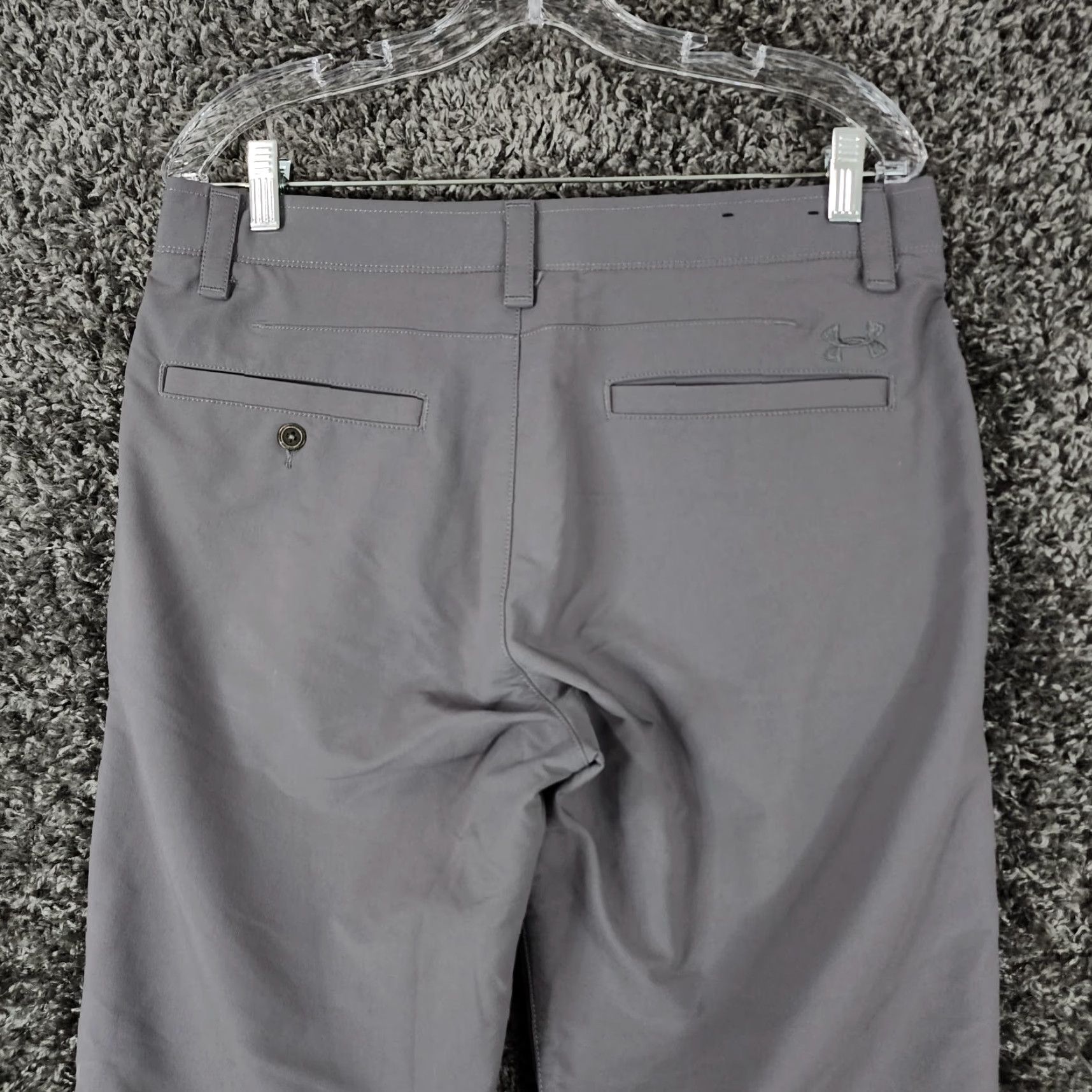 Under Armour Under Armour Mens Pants Gray Chino Straight Leg 34x32 Regular Size 34 Gray Men Size US 34 / EU 50 - 7 Thumbnail