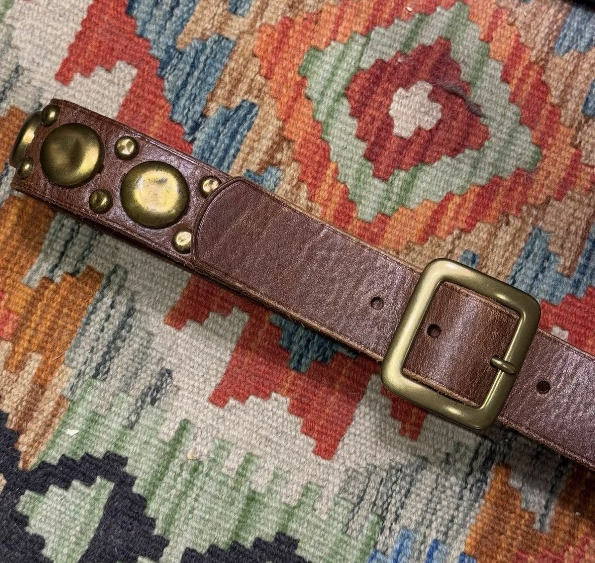 Ralph Lauren Ralph Lauren Polo RL Studded Belt K22 Size ONE SIZE - 6 Thumbnail