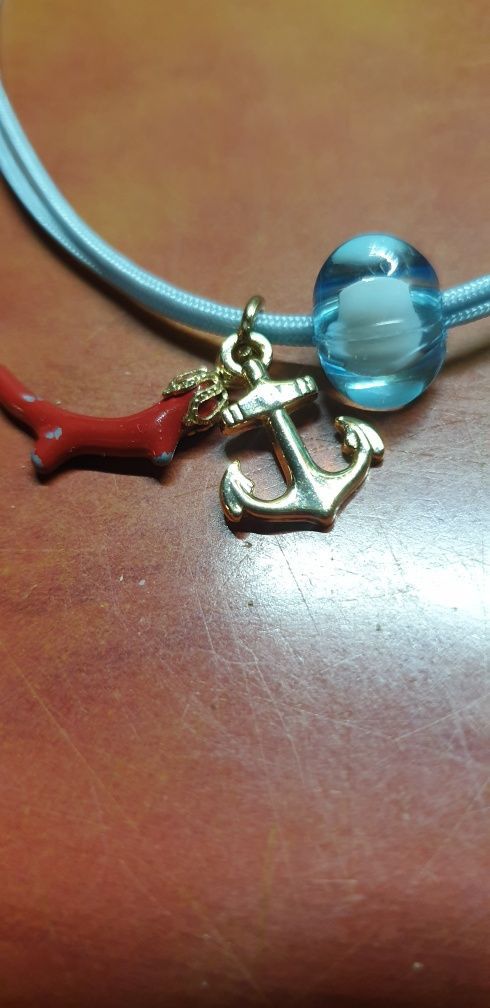 Dolce & Gabbana Dolce Gabbana Light Blue Silk Bracelet Size ONE SIZE - 6 Thumbnail