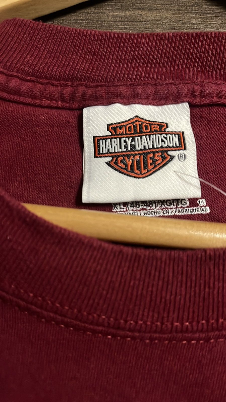 Harley Davidson × Vintage Harley Davidson Longsleeve Tee Size US XL / EU 56 / 4 - 3 Thumbnail