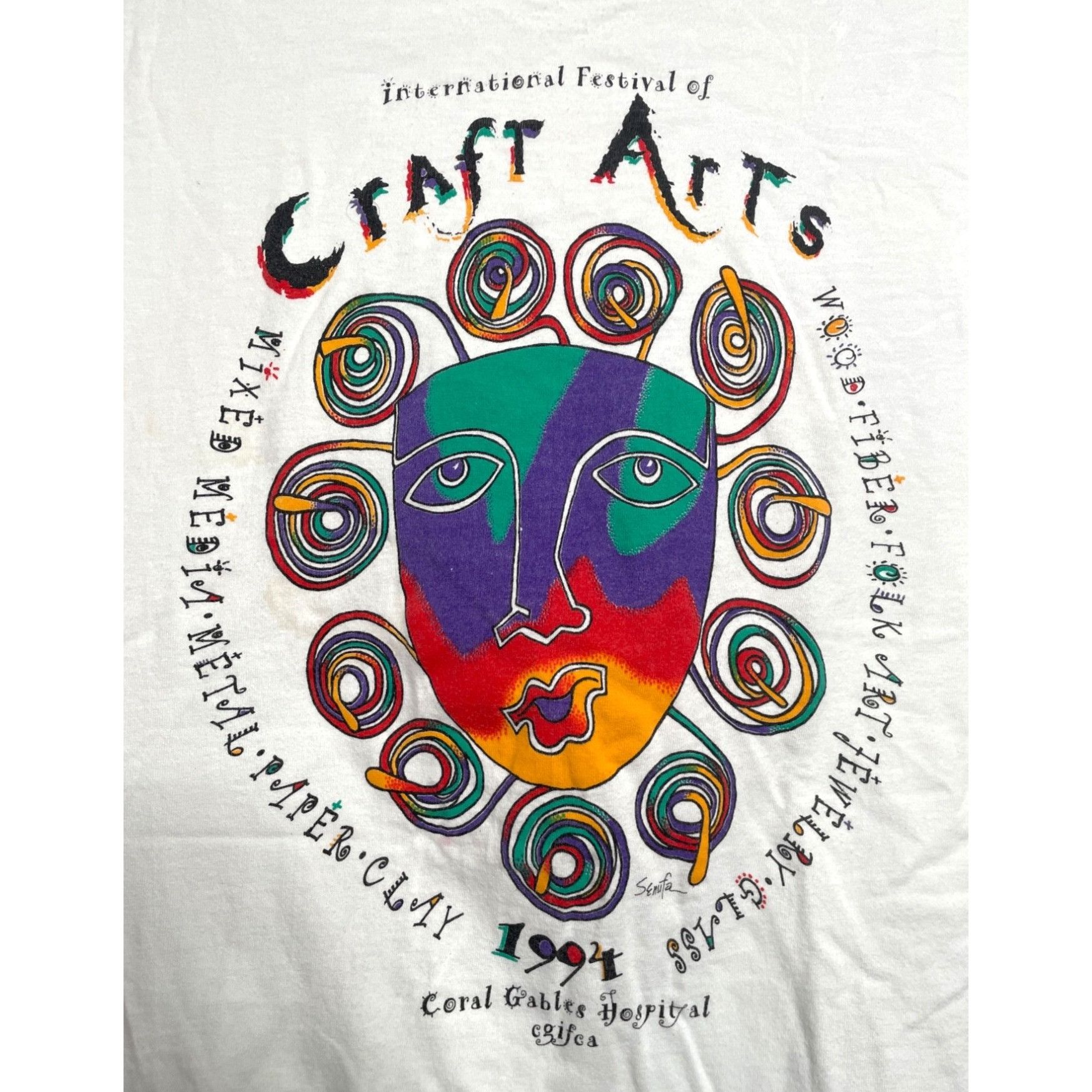 Other RARE Vintage 1994 International Festival of Craft Arts Coral Size US L / EU 52-54 / 3 - 1 Thumbnail
