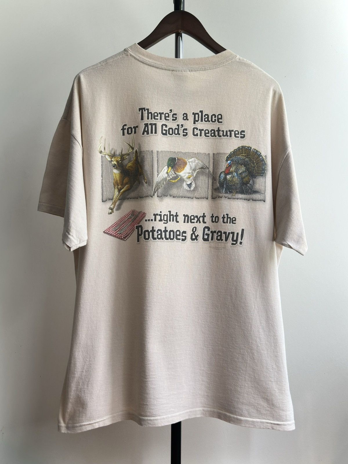 Vintage Vintage 2003 Buck Wear Graphic Humor Hunter Tee Size US XL / EU 56 / 4 - 1 Thumbnail