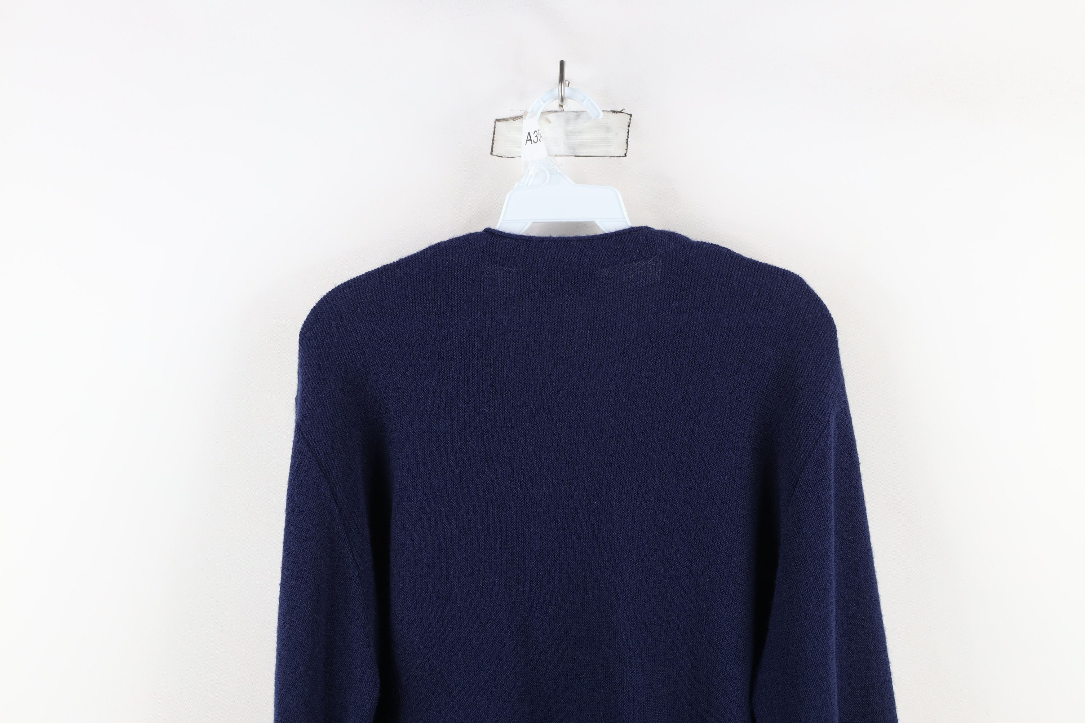 Vintage Vintage 70s 80s Streetwear Knit Cardigan Sweater Blue USA Size US M / EU 48-50 / 2 - 12 Thumbnail