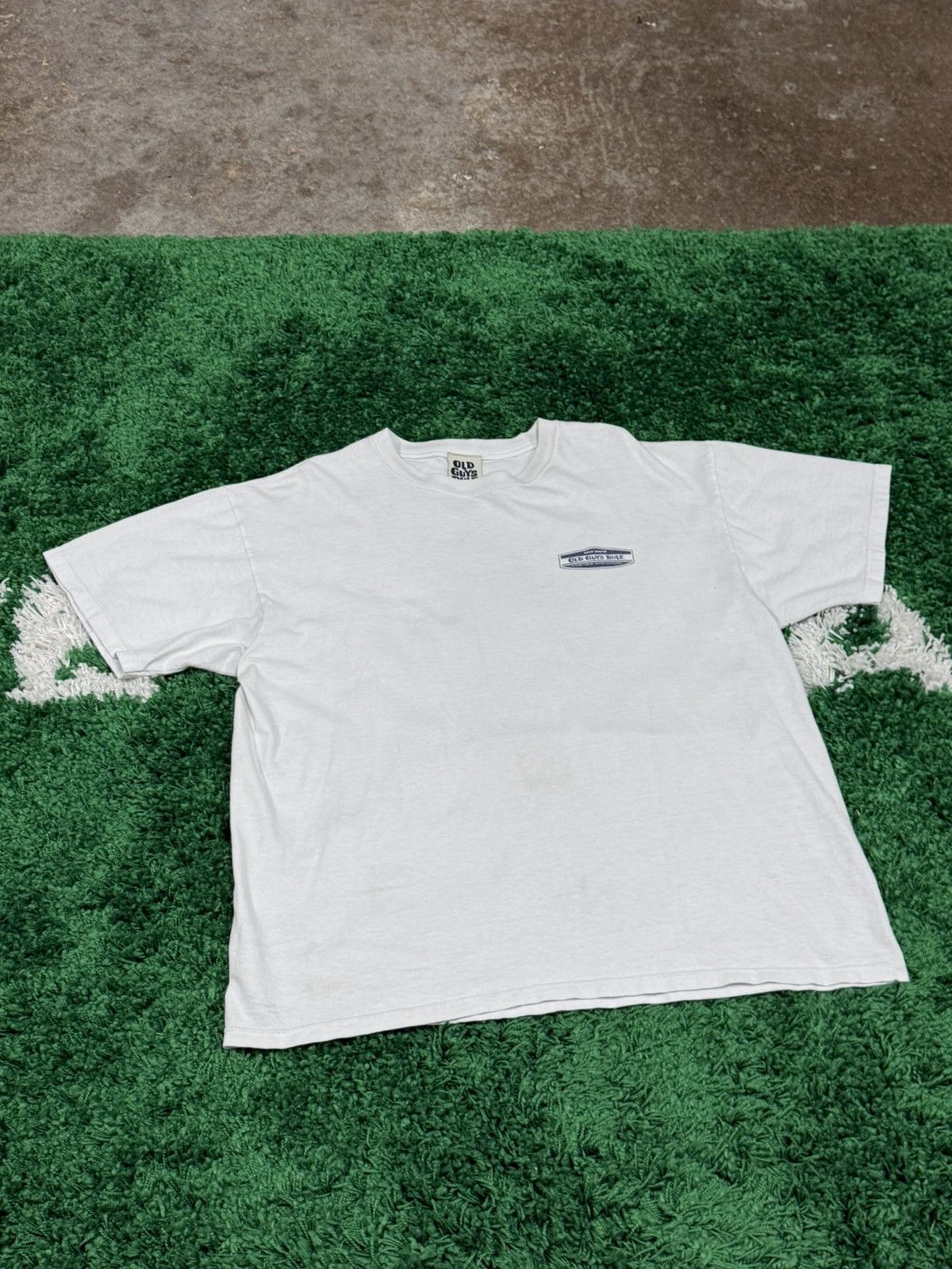 Vintage Old Guys Rule Logo Vintage White Tee XL Size US XL / EU 56 / 4 - 4 Thumbnail