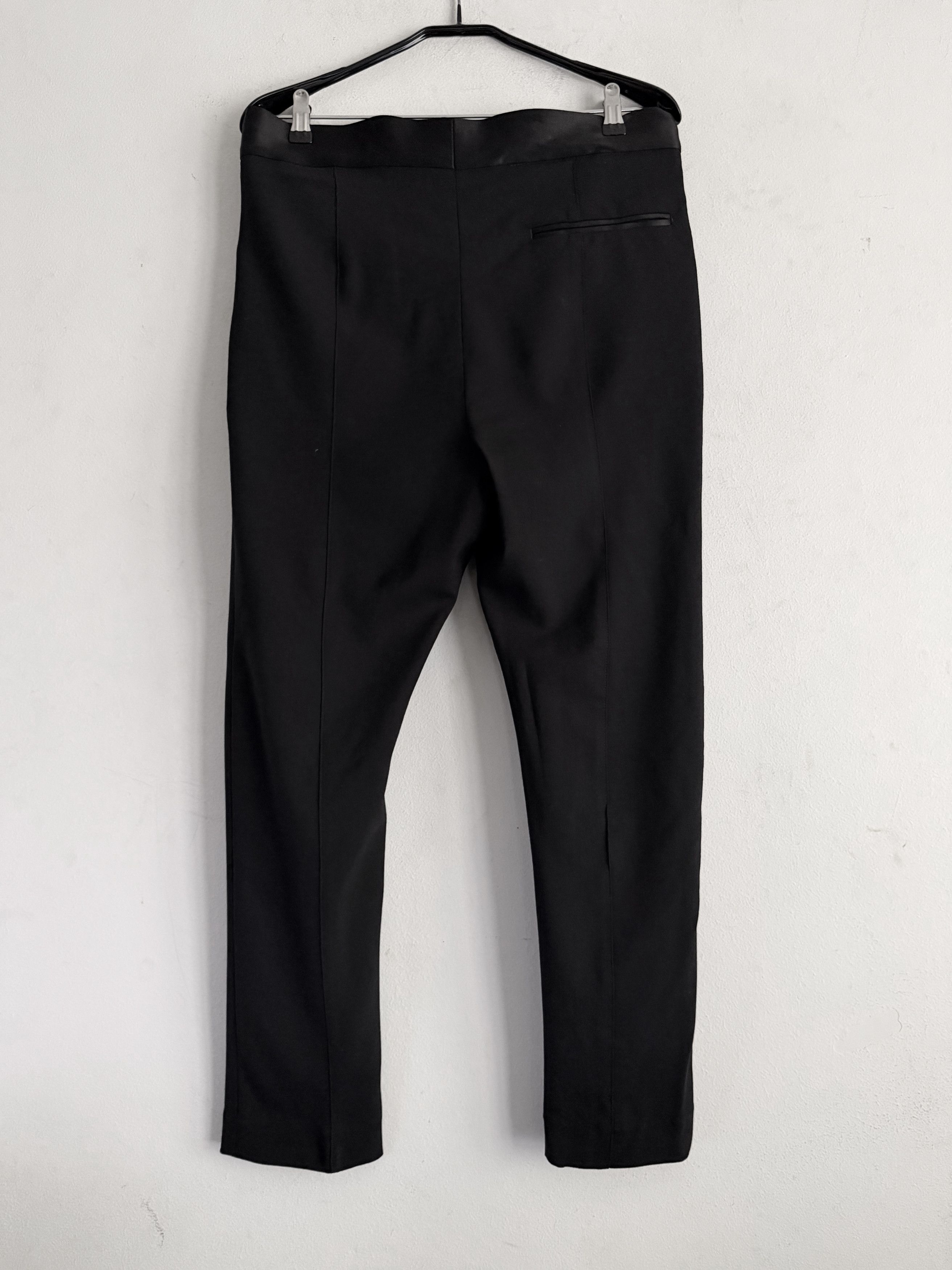 Haider Ackermann Fleecewool Silk-Trim Tuxedo Trousers Size US 30 / EU 46 - 4 Thumbnail