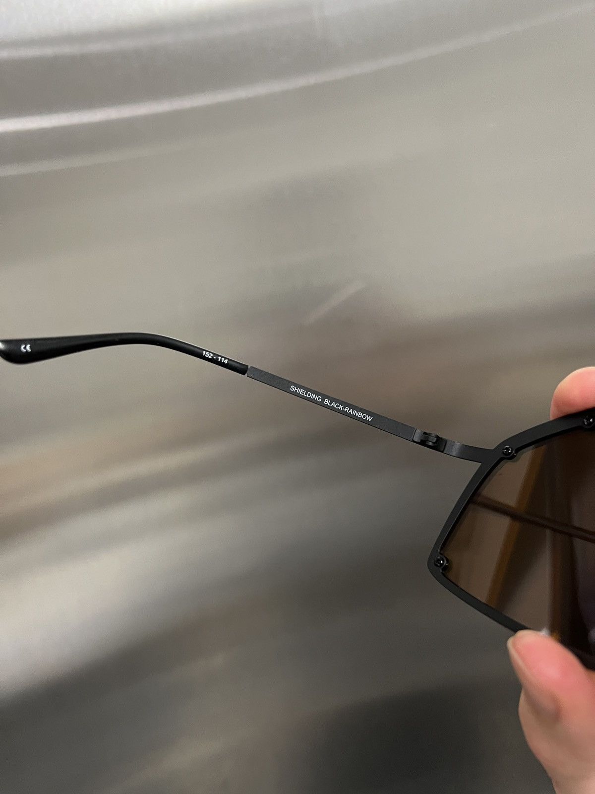 Rick Owens Shield sunglasses Size ONE SIZE - 4 Thumbnail
