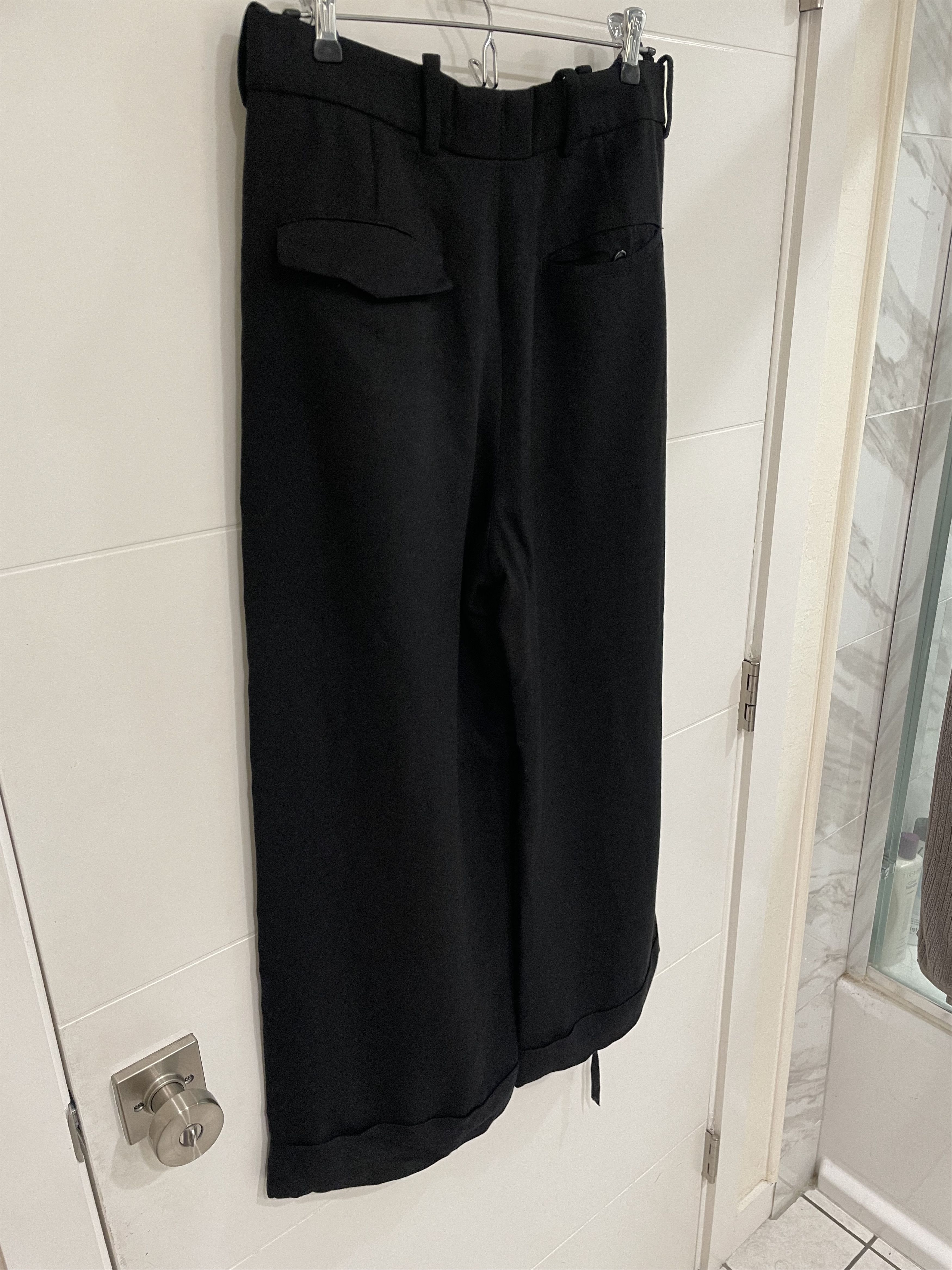 Ann Demeulemeester Wide Slouchy Pants With Waist Tie Size US 30 / EU 46 - 6 Thumbnail