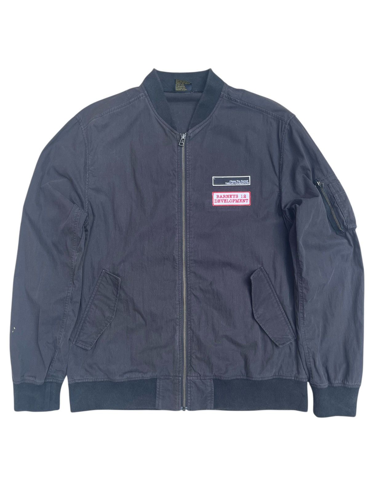 Japanese Brand × Vintage Twelve Foundation Black Jacket – Practical Sleeve Pocket Size US M / EU 48-50 / 2 - 1 Thumbnail