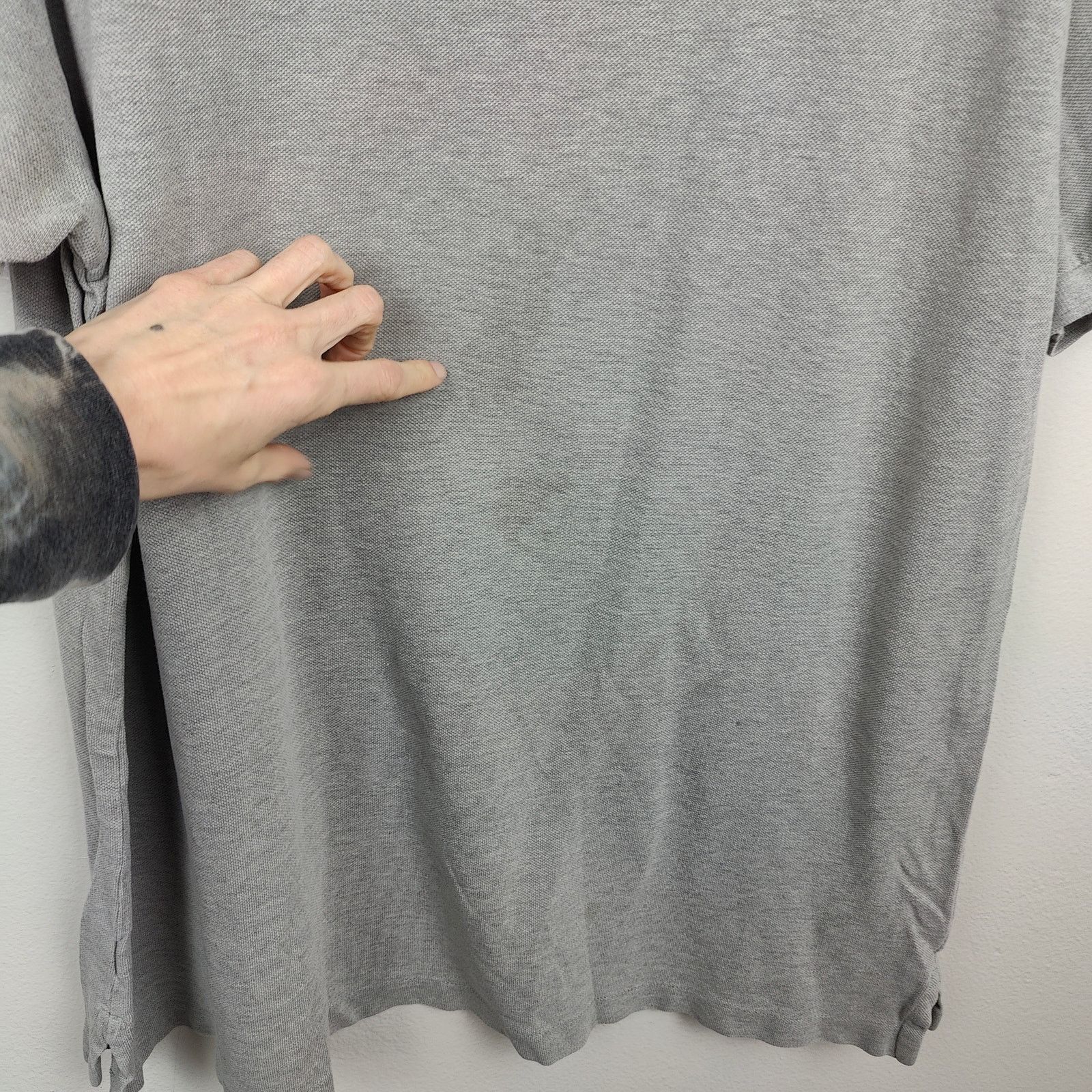 Polo Ralph Lauren Vintage Polo Ralph Lauren Shirt Mens XL Logo Crest Gray Size US XL / EU 56 / 4 - 8 Thumbnail