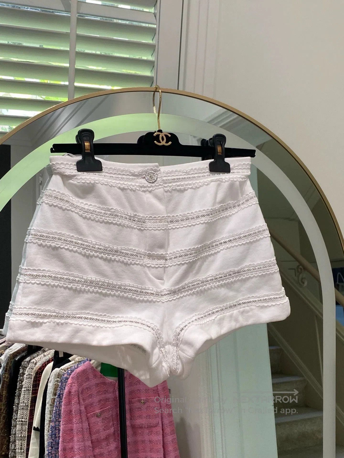 Chanel Chanel 24 Coco Beach White Shorts. Size US 36 / EU 52 - 1 Thumbnail