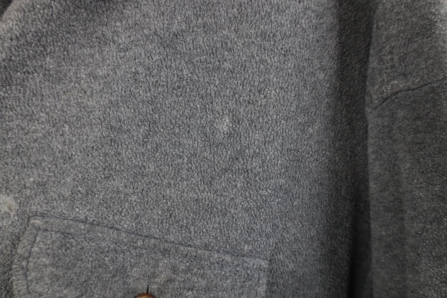 Vintage Vintage 90s Streetwear Baggy Fleece Button Shirt Jacket Gray Size US XL / EU 56 / 4 - 5 Thumbnail