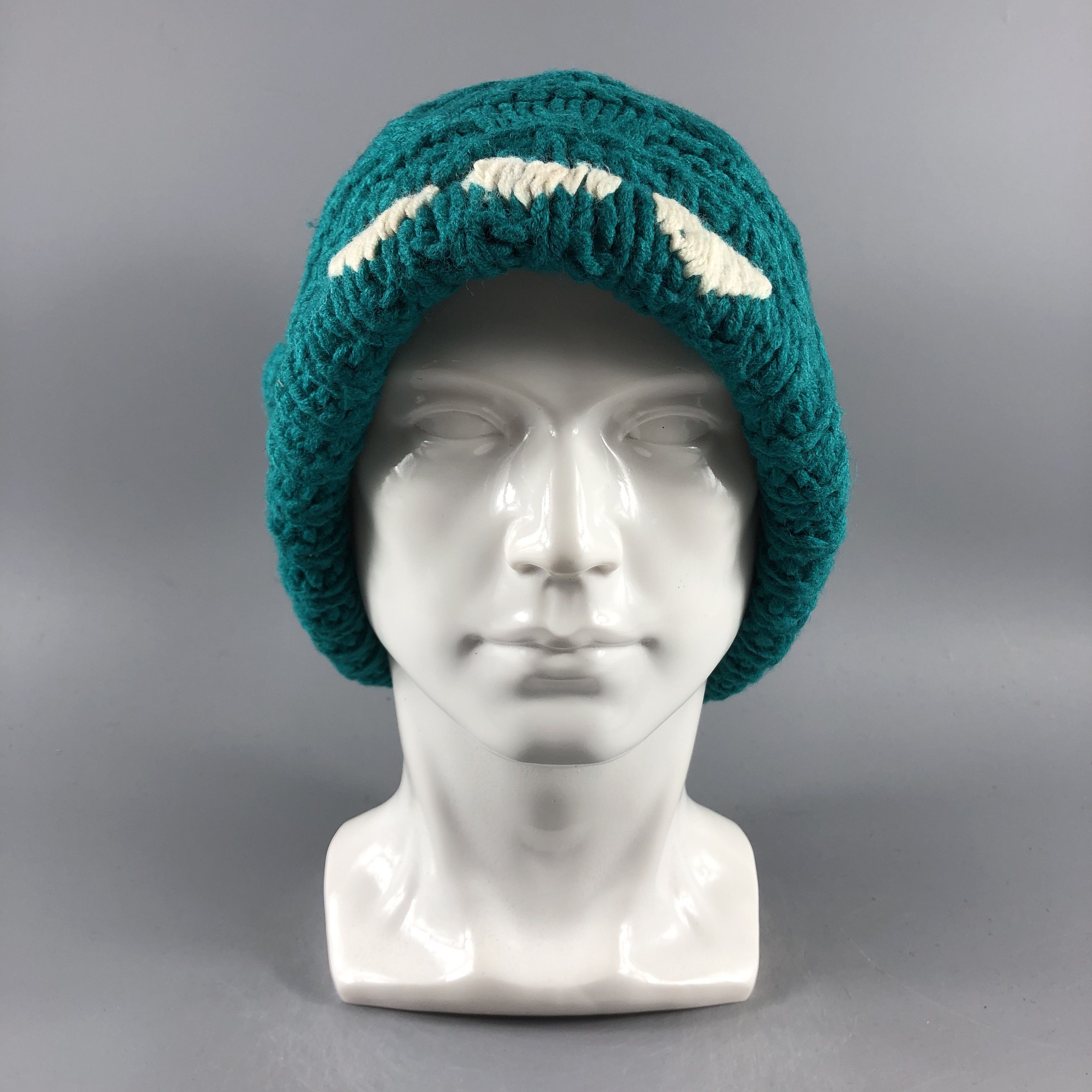 Japanese Brand × Vintage Womens Aran Isle PomPom Beanie Snow Hat Snow Cap -D475 Size ONE SIZE - 7 Thumbnail