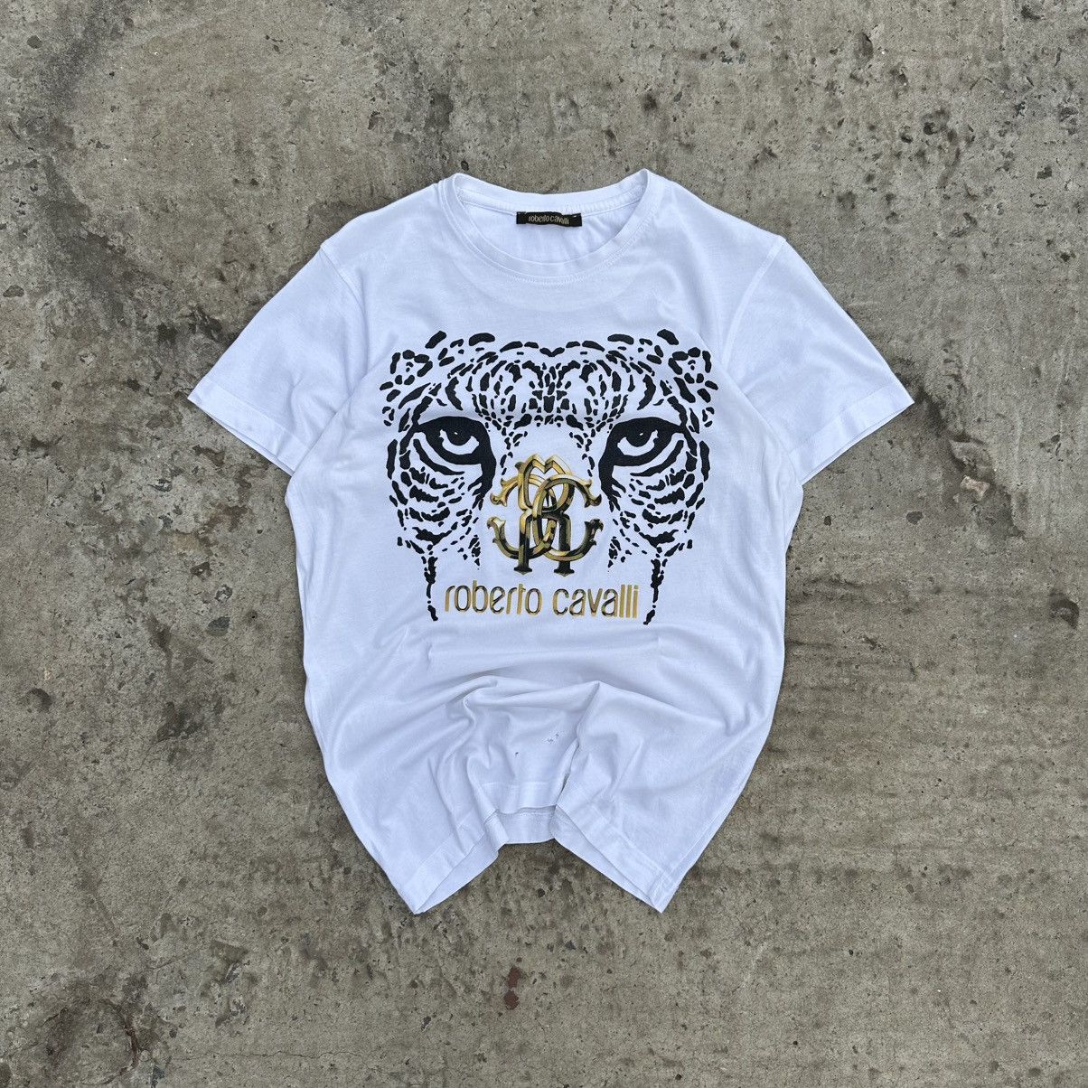 Roberto Cavalli Luxury Roberto Cavalli T-shirts Big Logo Y2K 00s USA Size US S / EU 44-46 / 1 - 1 Thumbnail