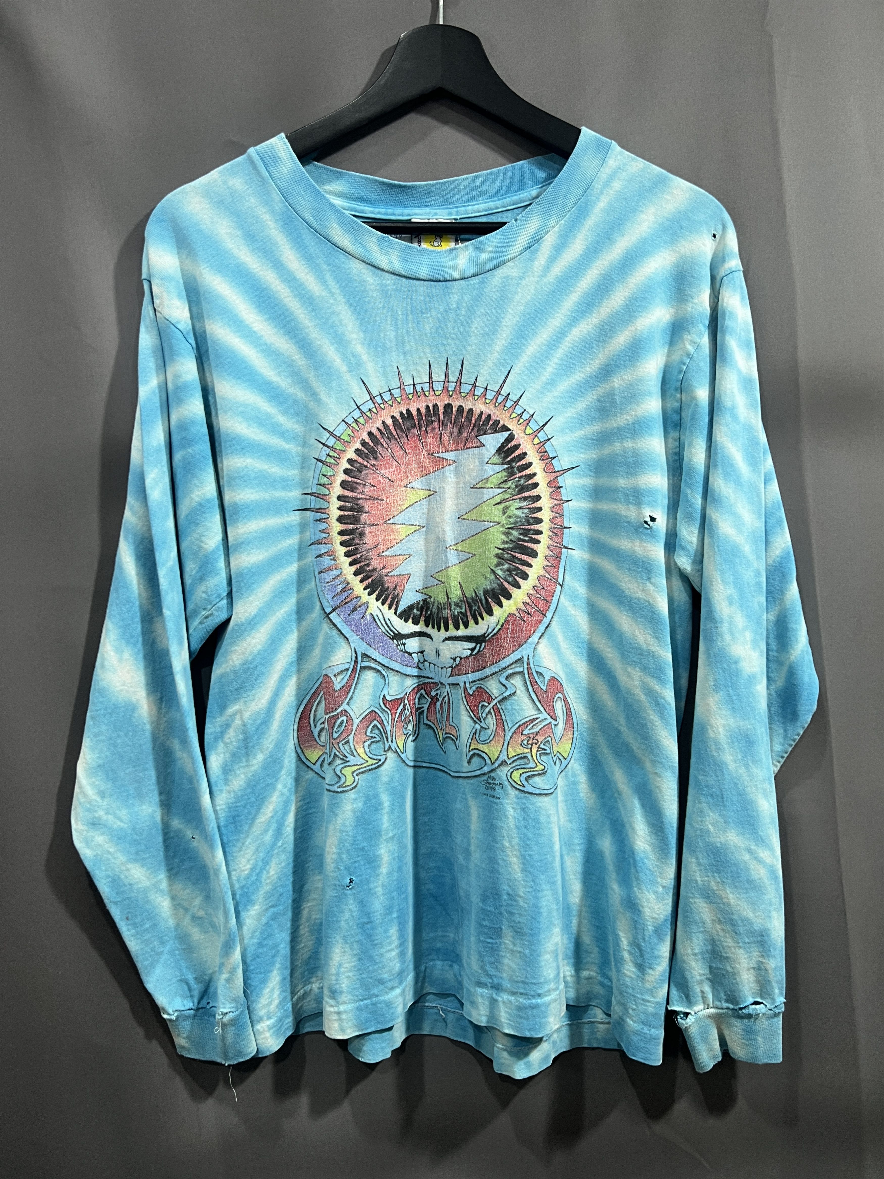 Band Tees Vintage 90s Grateful Dead L/S Tie Dye Band Tee (M) GTME646 Size US M / EU 48-50 / 2 - 1 Thumbnail
