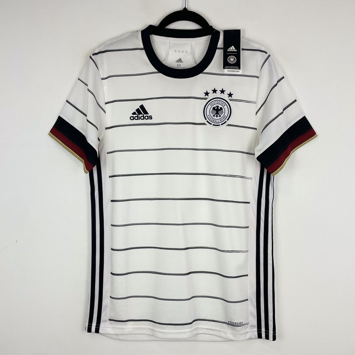 Adidas Germany Adidas Genuine Home Jersey Shirt 2019/2021 size M Size US M / EU 48-50 / 2 - 1 Thumbnail