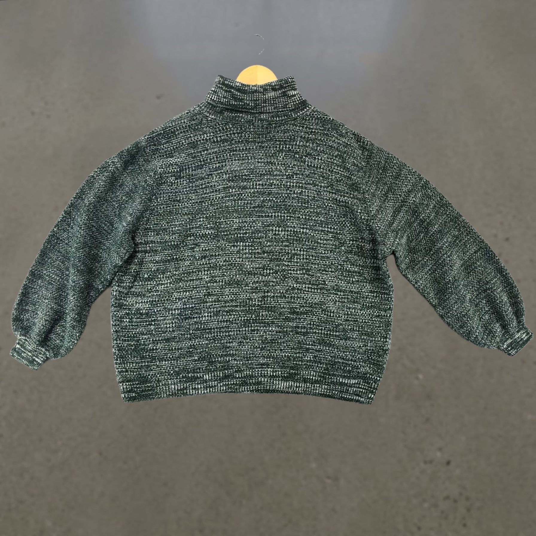 Vintage Zenana Cable Knit Sweater Womens 2X Gray Turtleneck Pullover Long Sleeve Casual Size XXL / US 16-18 / IT 52-54 - 1 Thumbnail