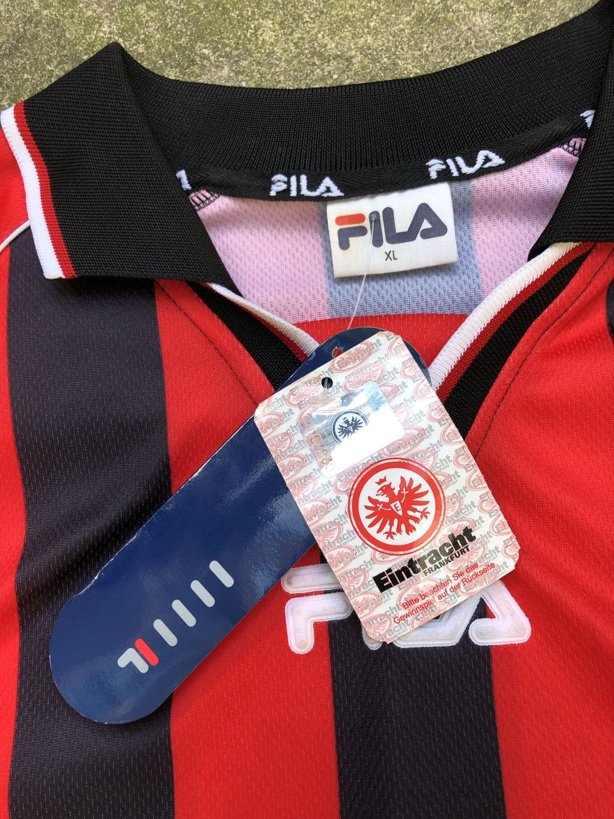 Fila Eintracht Frankfurt Germany Home Soccer Jersey Size US XL / EU 56 / 4 - 3 Thumbnail