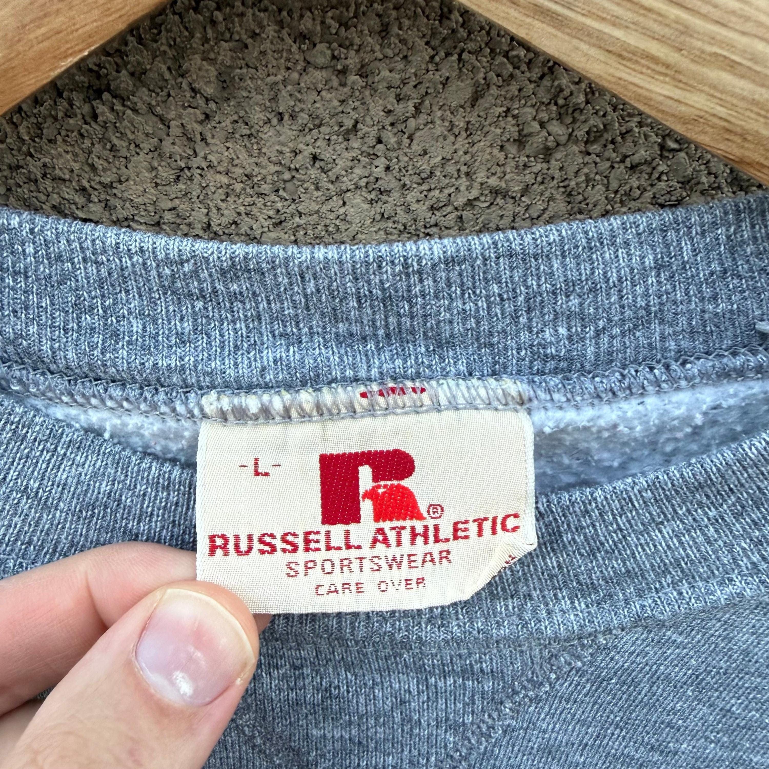 Russell Athletic 70's Russell Athletic Faded Grey Crewneck Sweatshirt Size US M / EU 48-50 / 2 - 6 Thumbnail